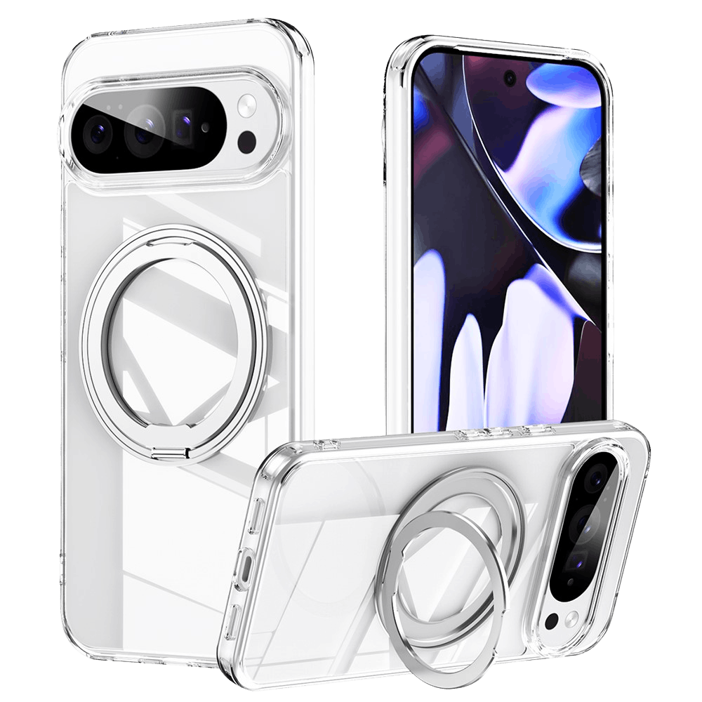 CaseBody Google Pixel 10 Pro XL MagSafe Kickstand Hoesje Transparant
