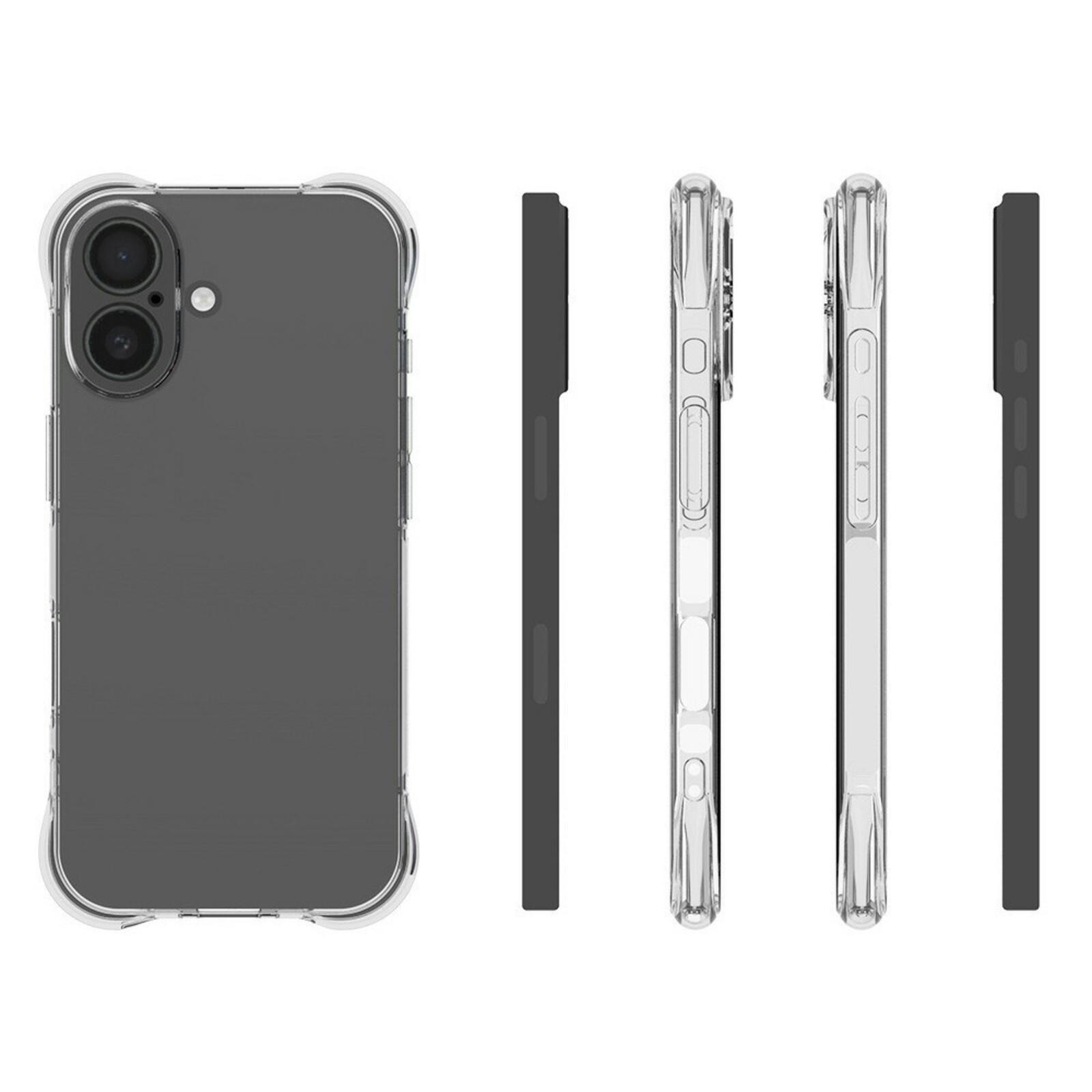 CaseBody Apple iPhone 17 Shockproof Hoesje Transparant
