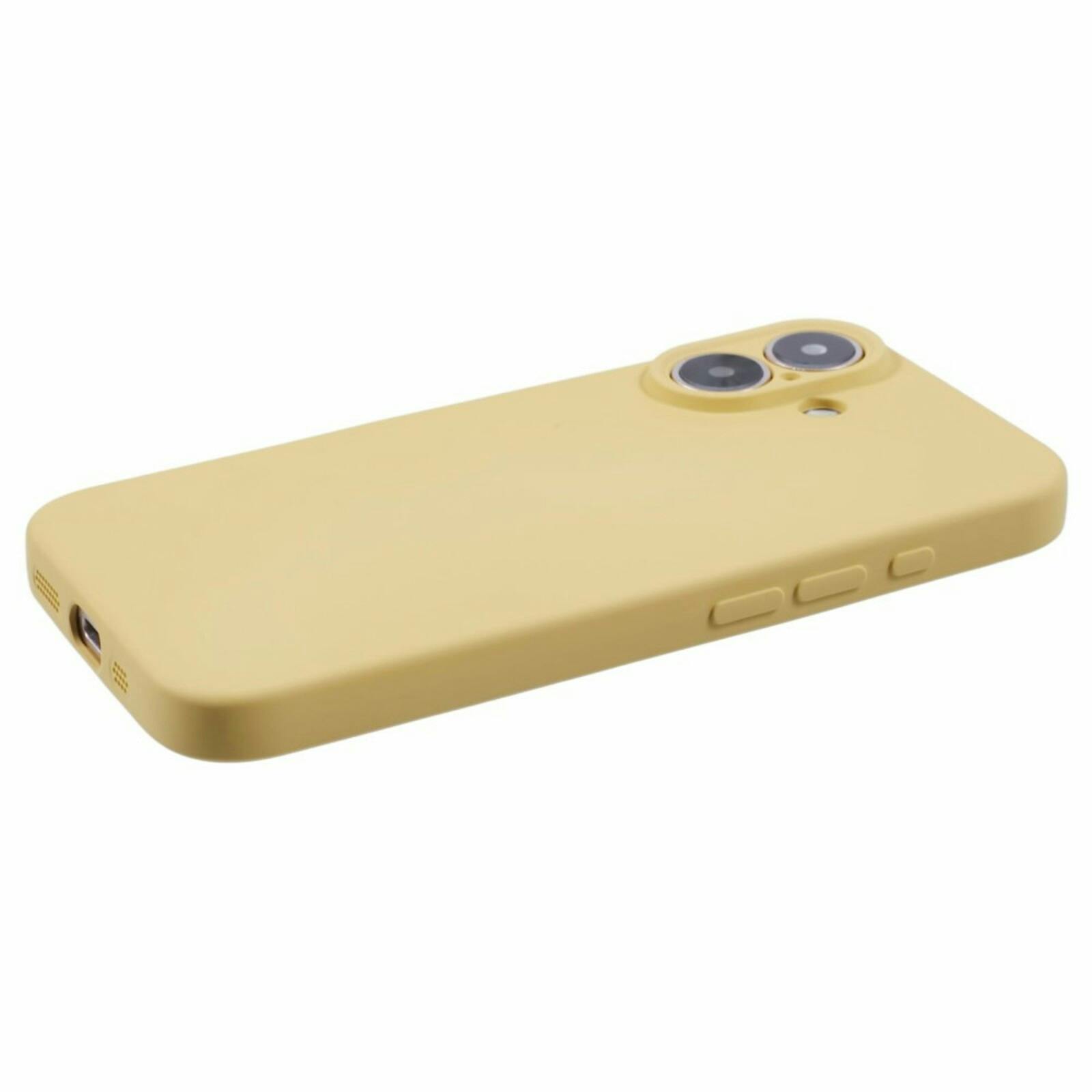 Mocaa Apple iPhone 16 Plus Lens Protection Hoesje Geel