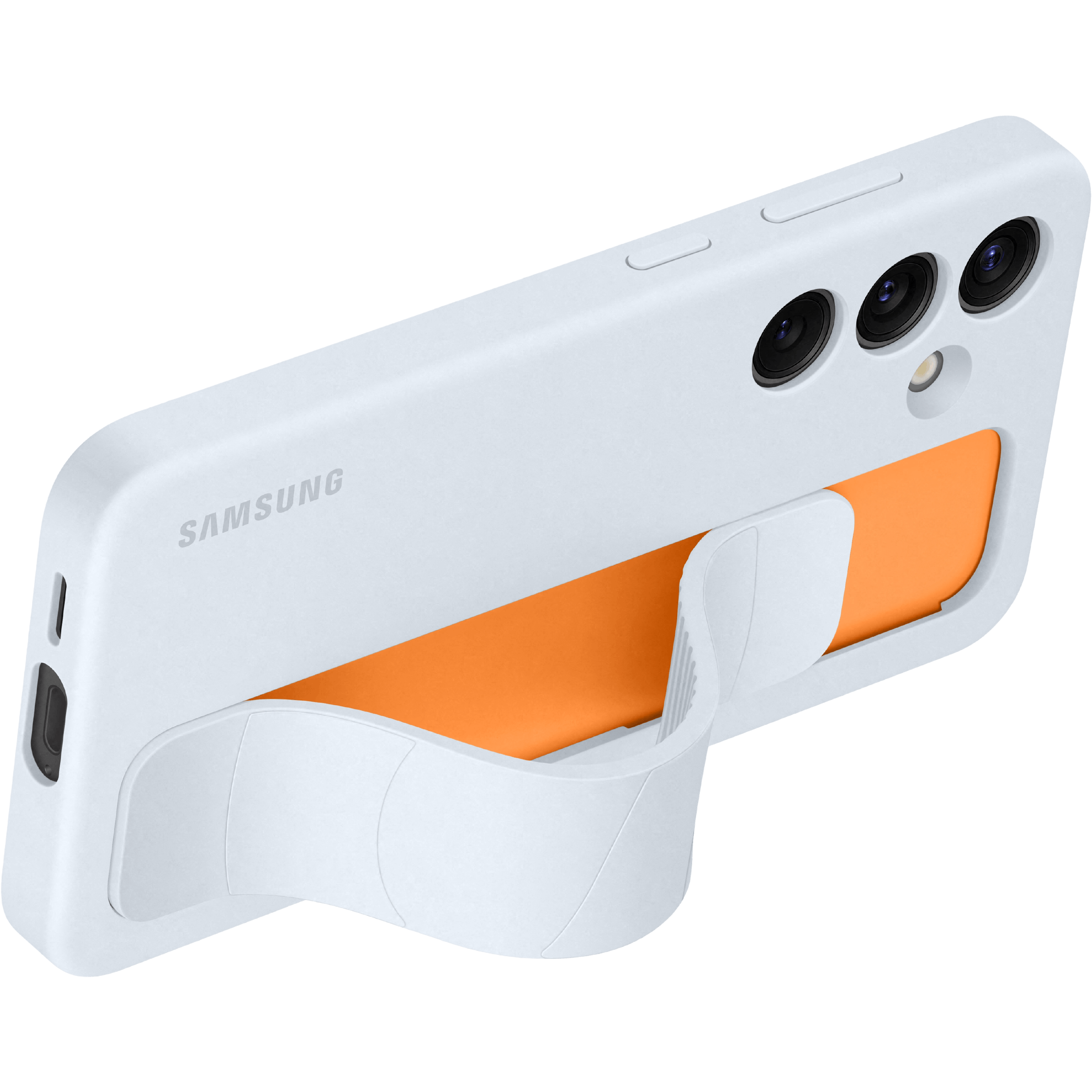 Samsung Galaxy S24 Standing Grip Hoesje Blauw