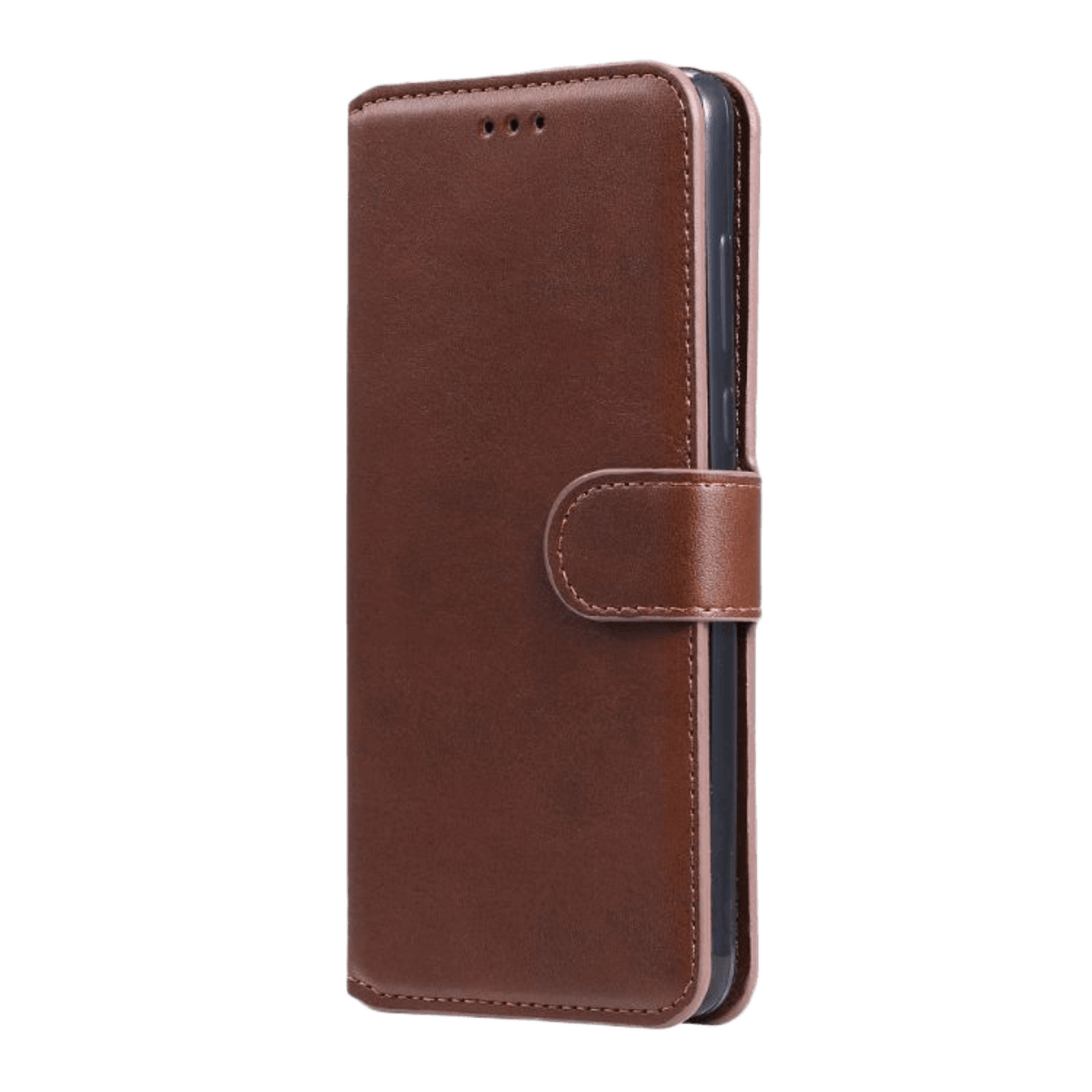 Mocaa Samsung Galaxy A41 Slim-Fit Boek Hoesje Bruin
