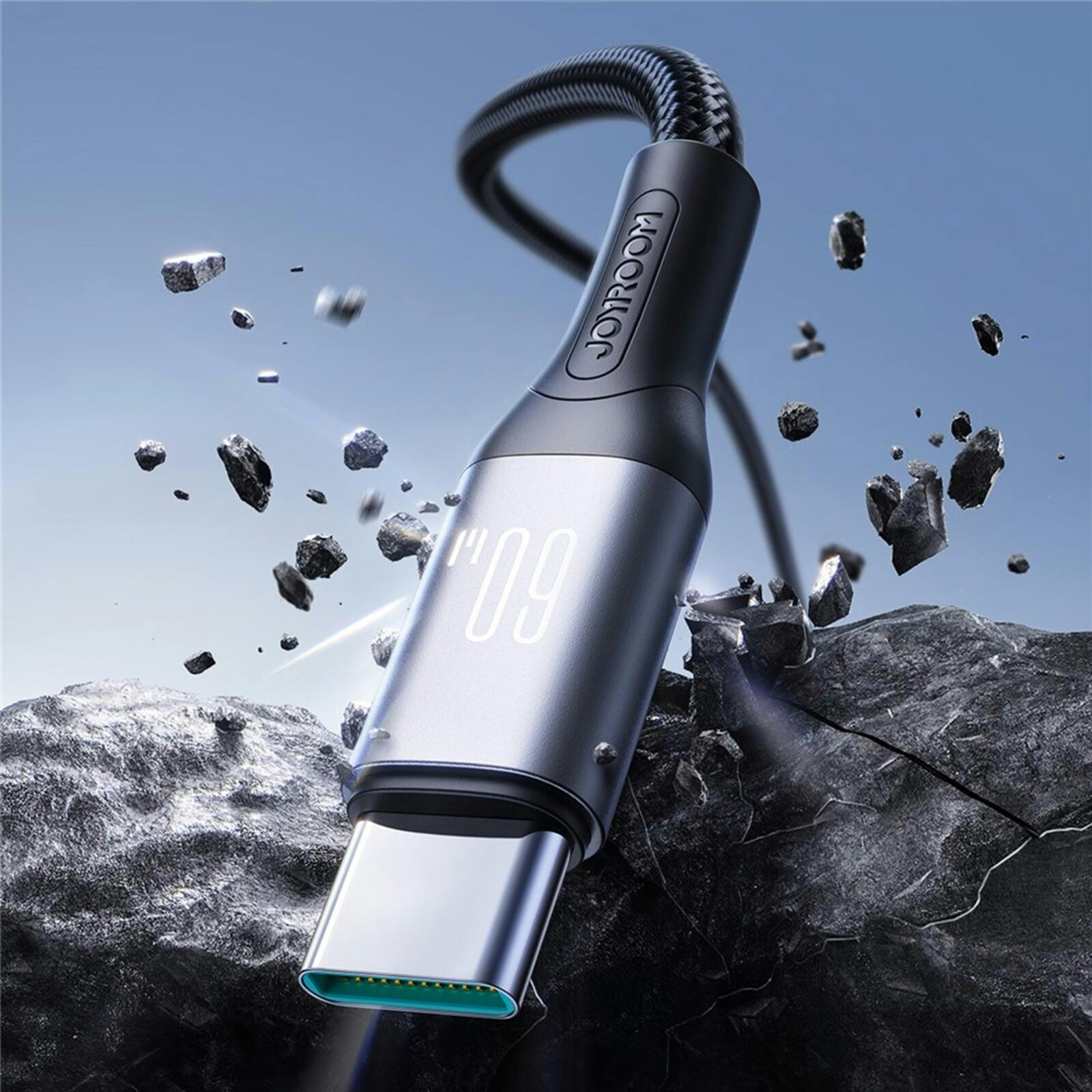 Joyroom 60W USB-C Fast Charging Data Cord Wit 1m