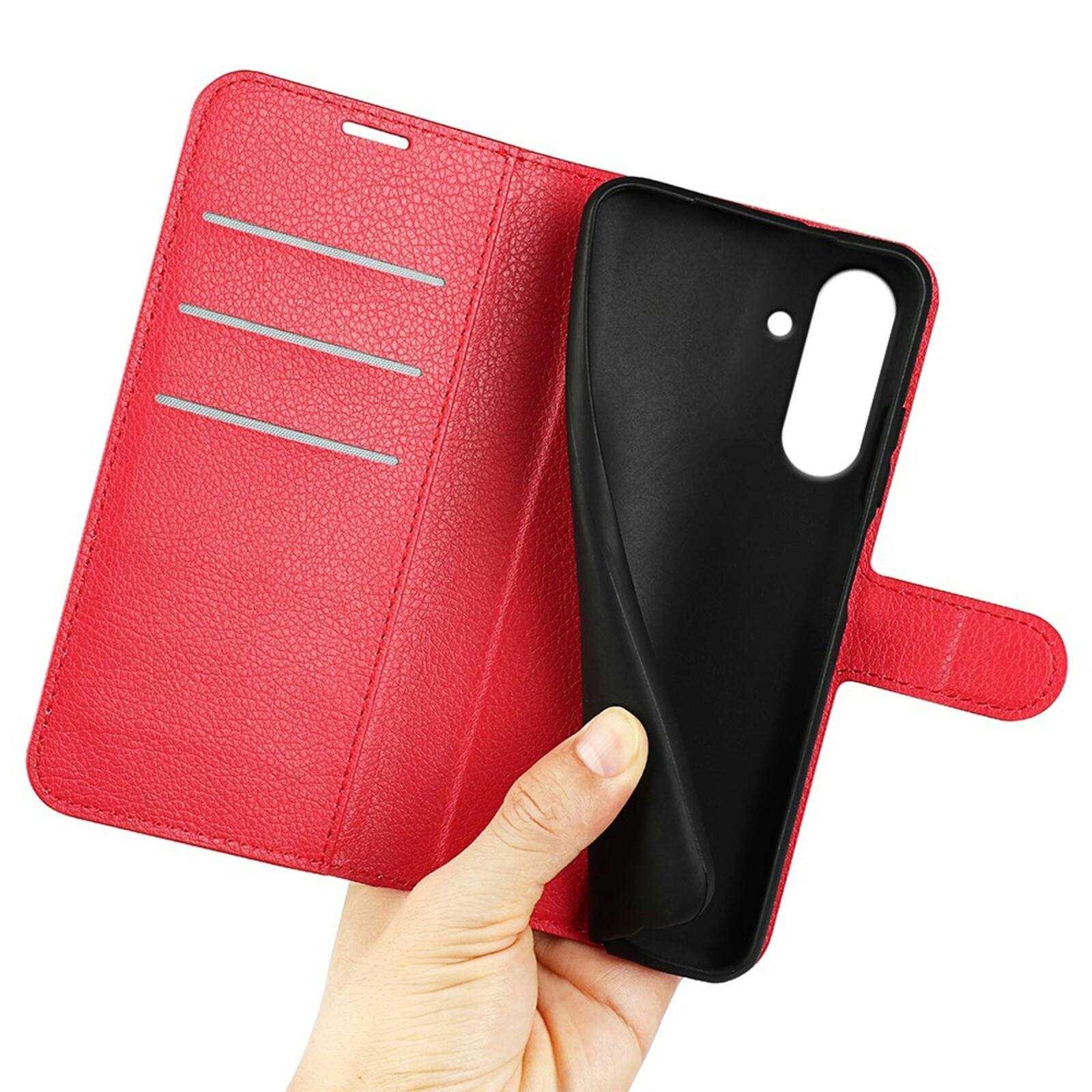 Comfycase Samsung Galaxy A36 Bookcase Hoesje Rood
