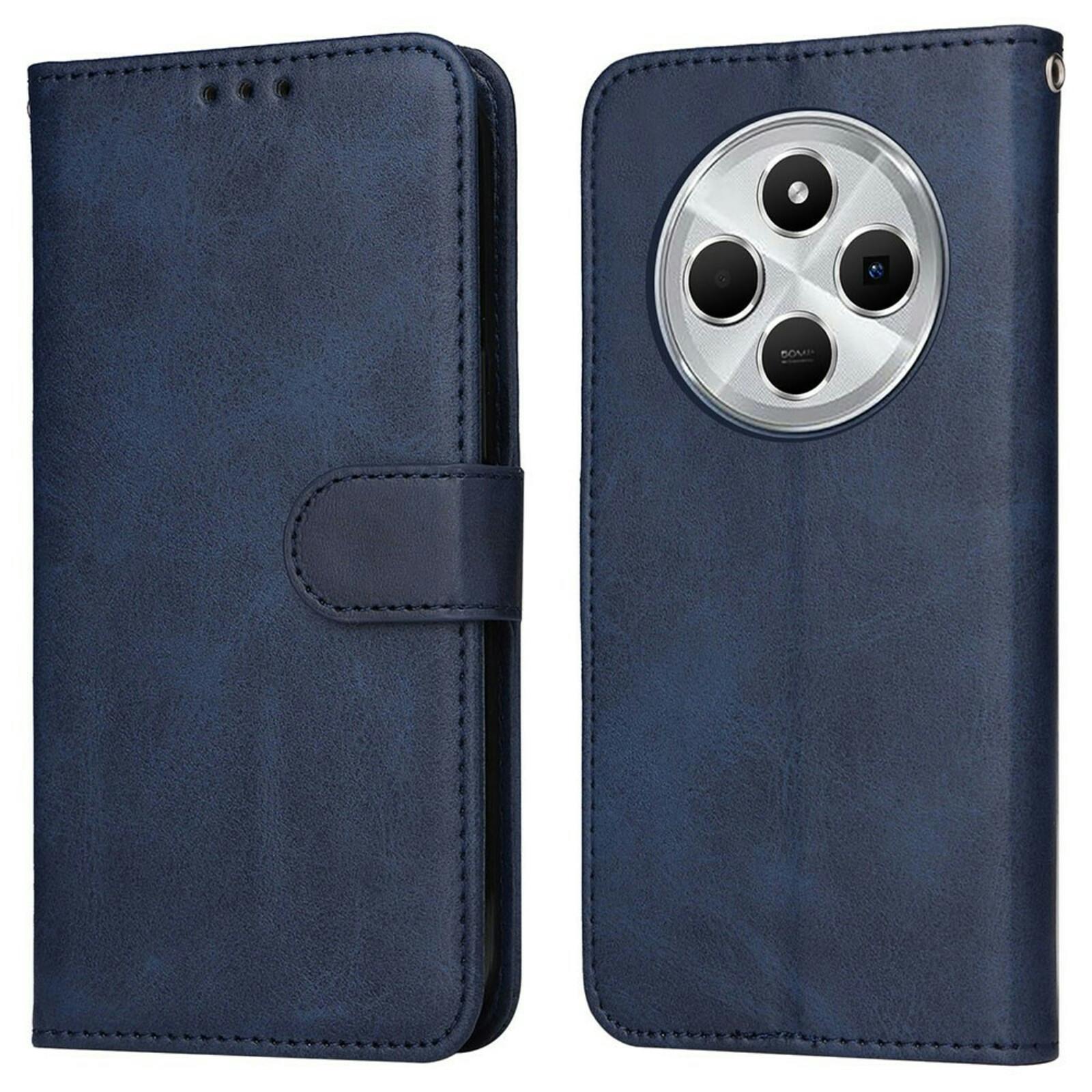 Comfycase Xiaomi Redmi 14C Boek Hoesje Blauw