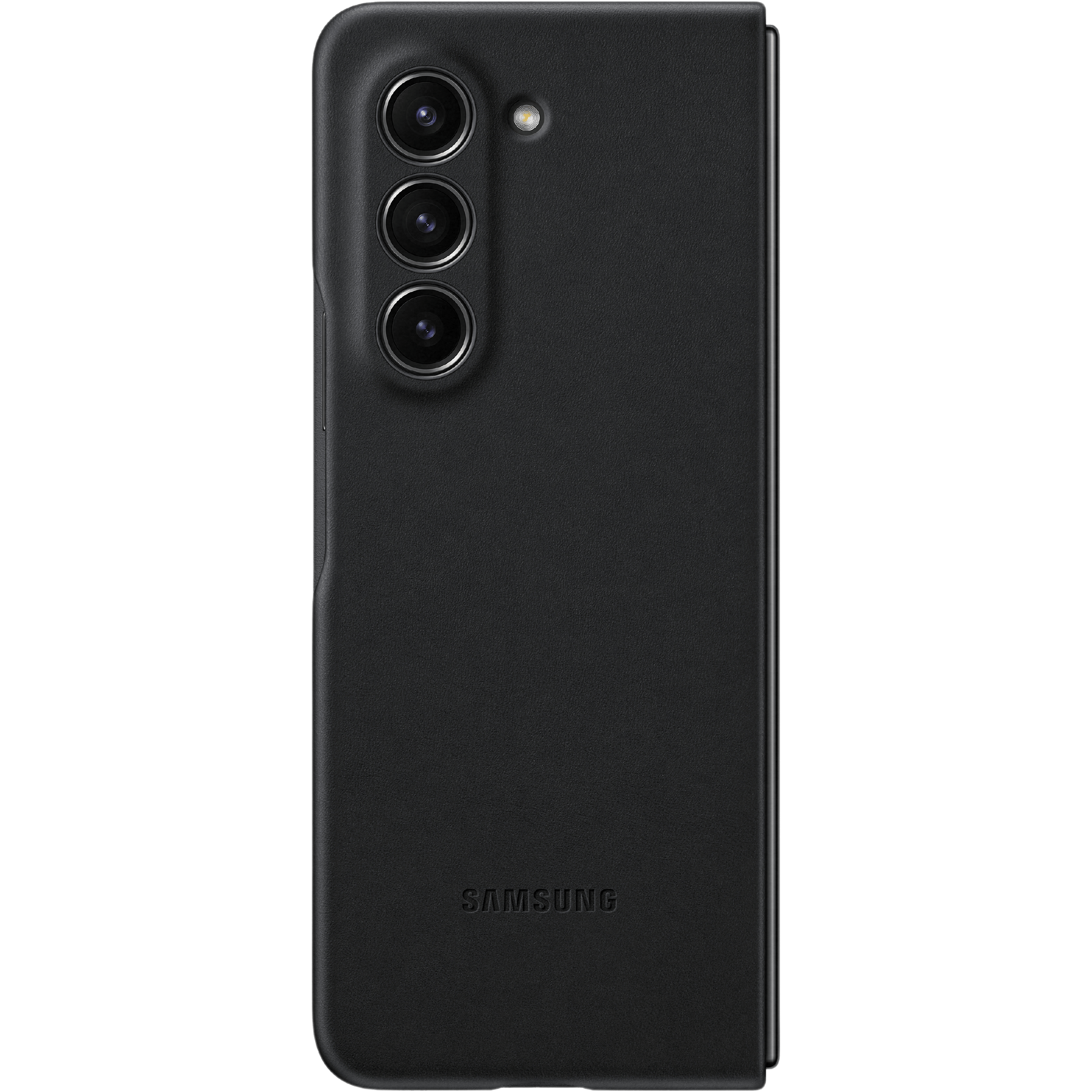 Samsung Galaxy Z Fold5 Eco Leren Hoesje Zwart