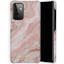 Selencia Galaxy A52(s) Fashion Hoesje Marble Rose - Voorkant