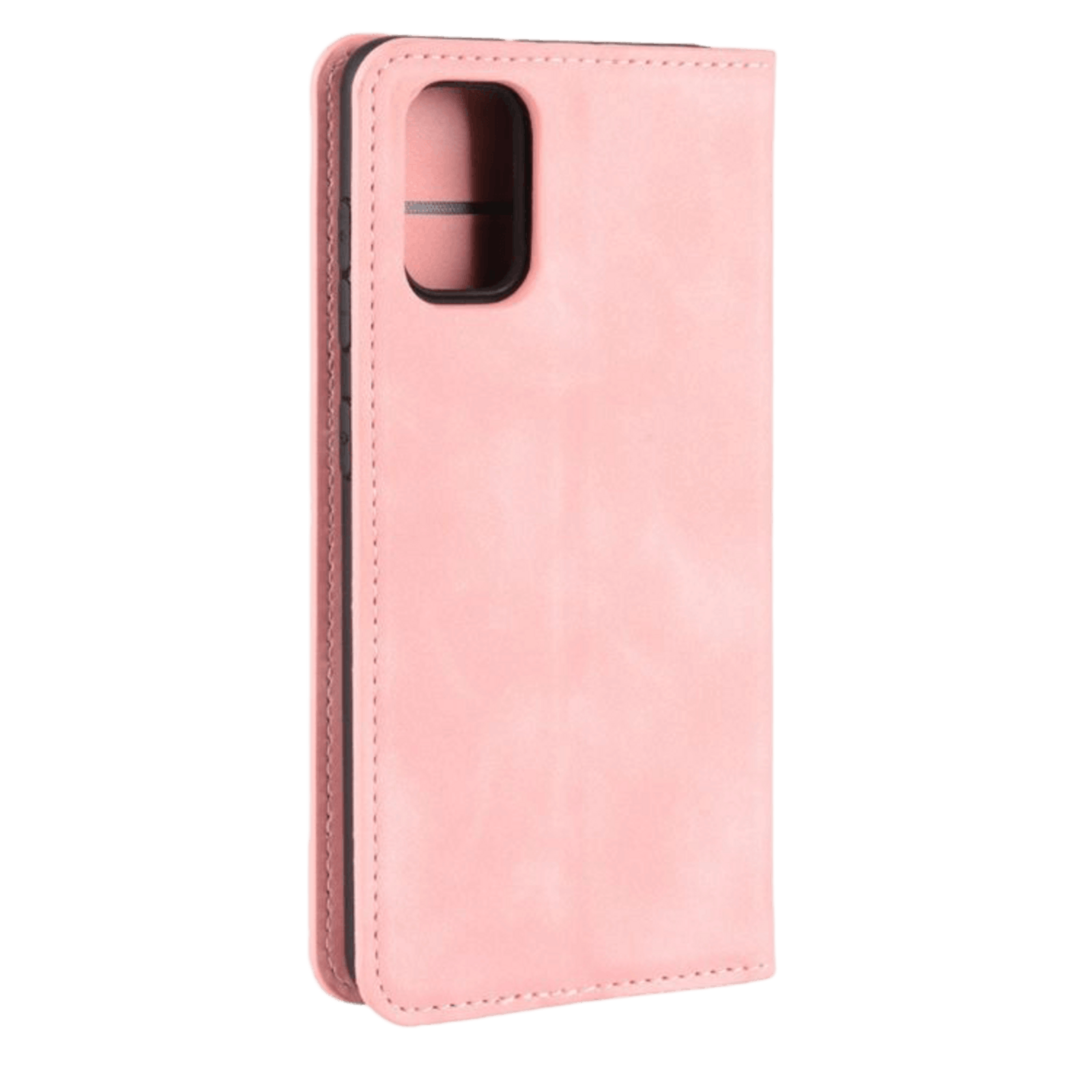 Mocaa Samsung Galaxy A41 Magnetisch Slim Fit Bookcase Hoesje Roze