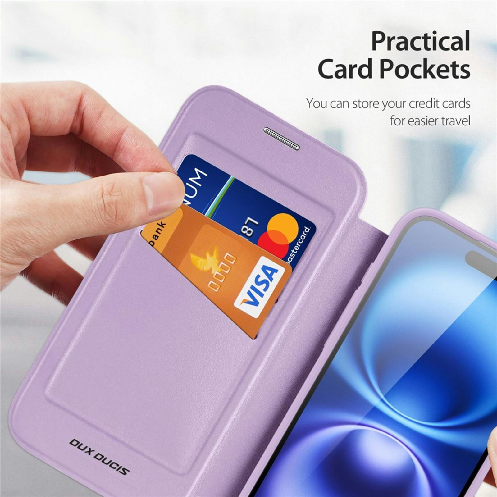 DUX DUCIS Apple iPhone 17 Skin X Pro Flipcover Paars