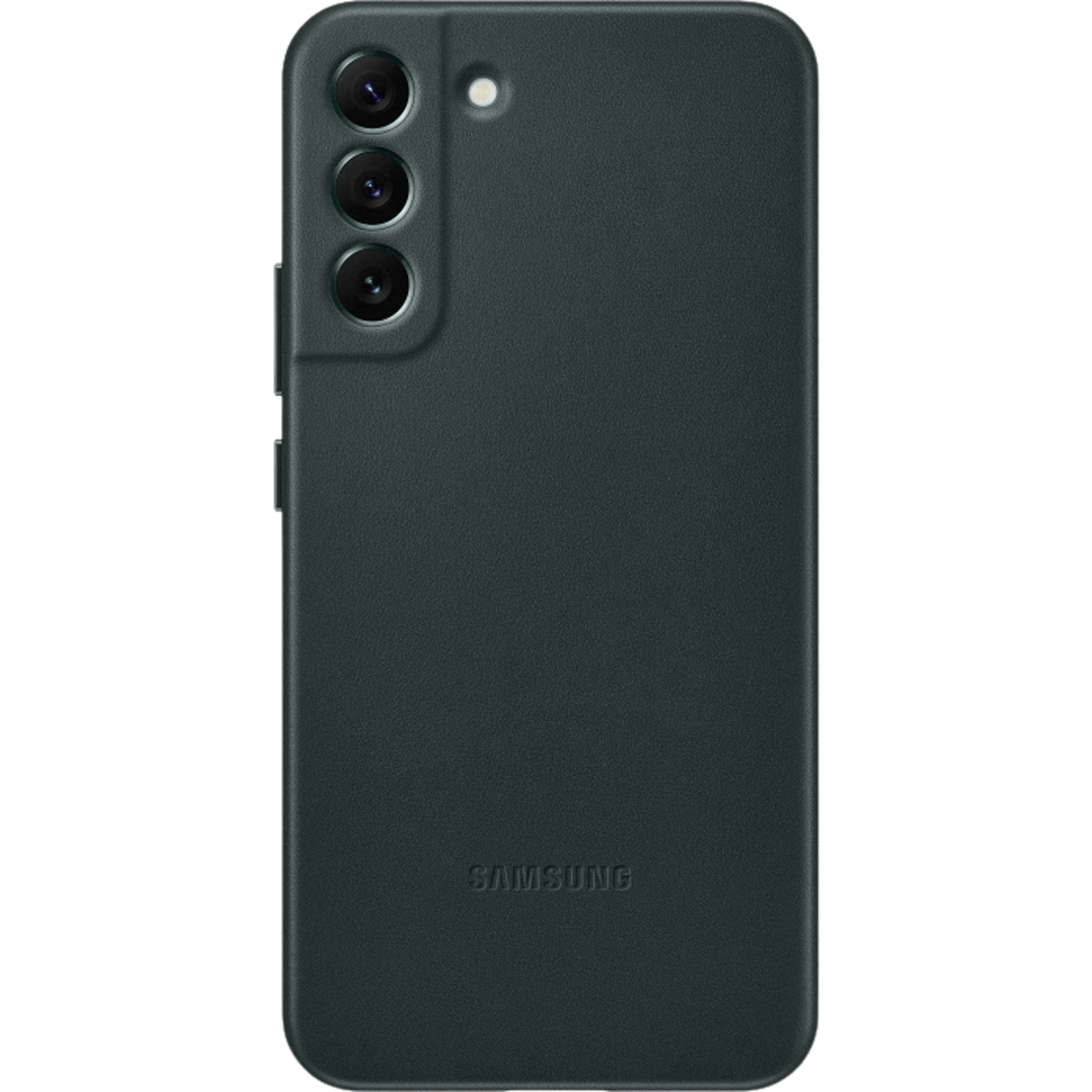 Samsung Galaxy S22 Plus Leren Hoesje Forest Green - Voorkant
