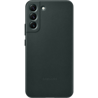 Samsung Galaxy S22 Plus Leren Hoesje Forest Green - Voorkant