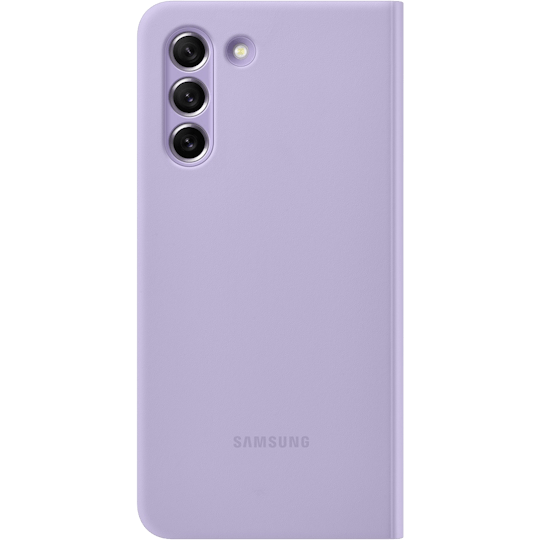 Samsung Galaxy S21 FE Doorzichtig View Hoesje Lavender