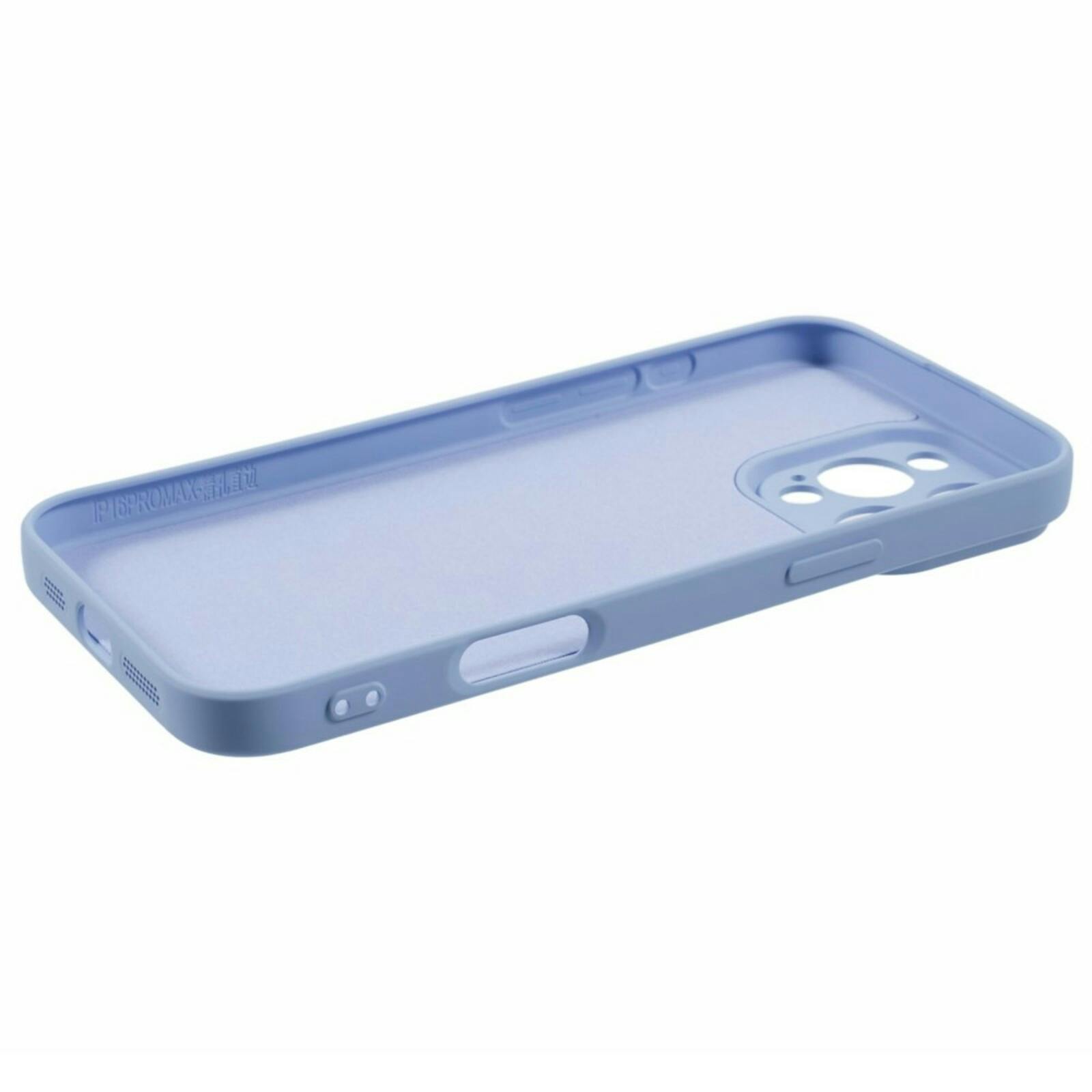 Mocaa Apple iPhone 16 Pro Lens Protection Hoesje Blauwgrijs