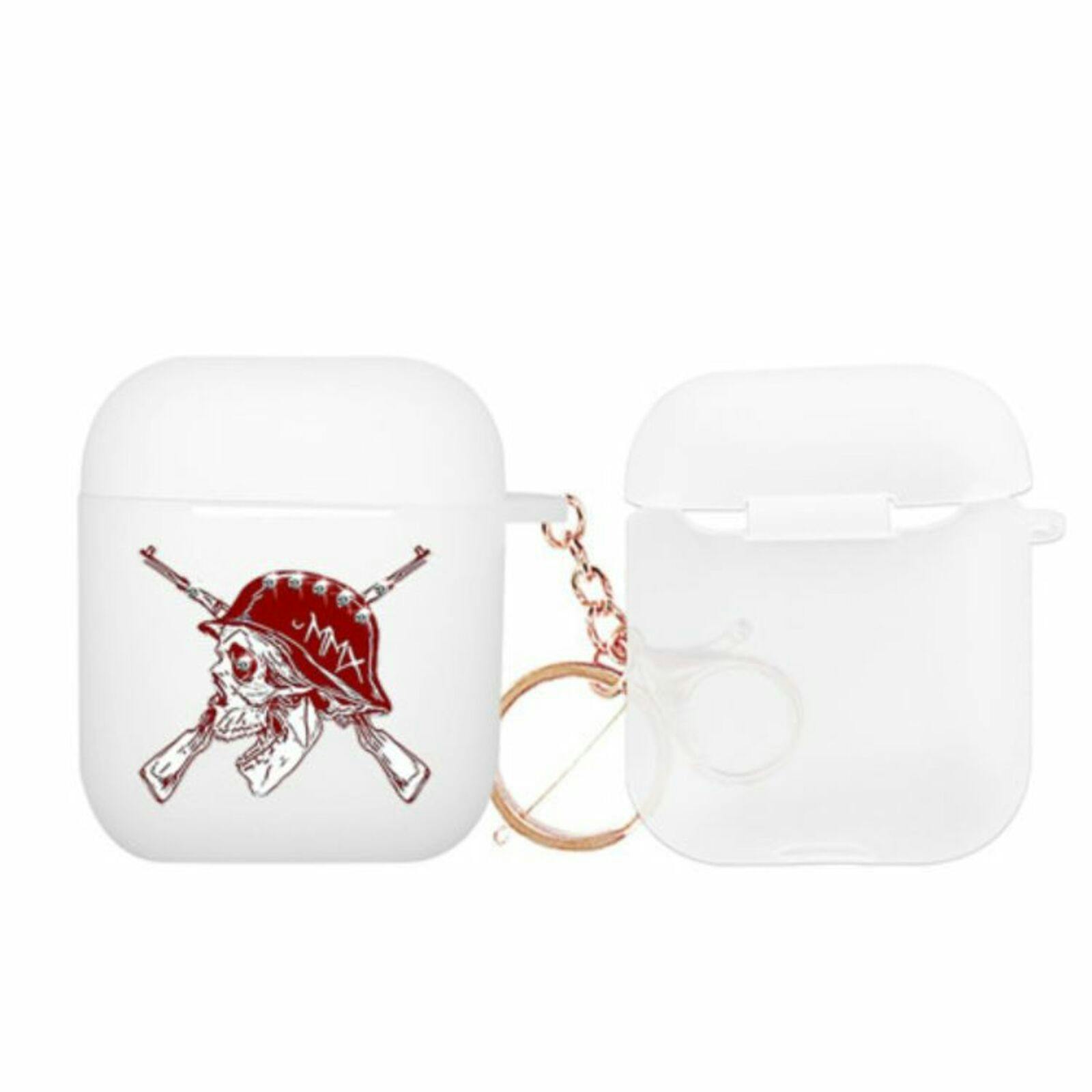 NXE Strass Series AirPods 1/2 Hoesje Skull III Transparant