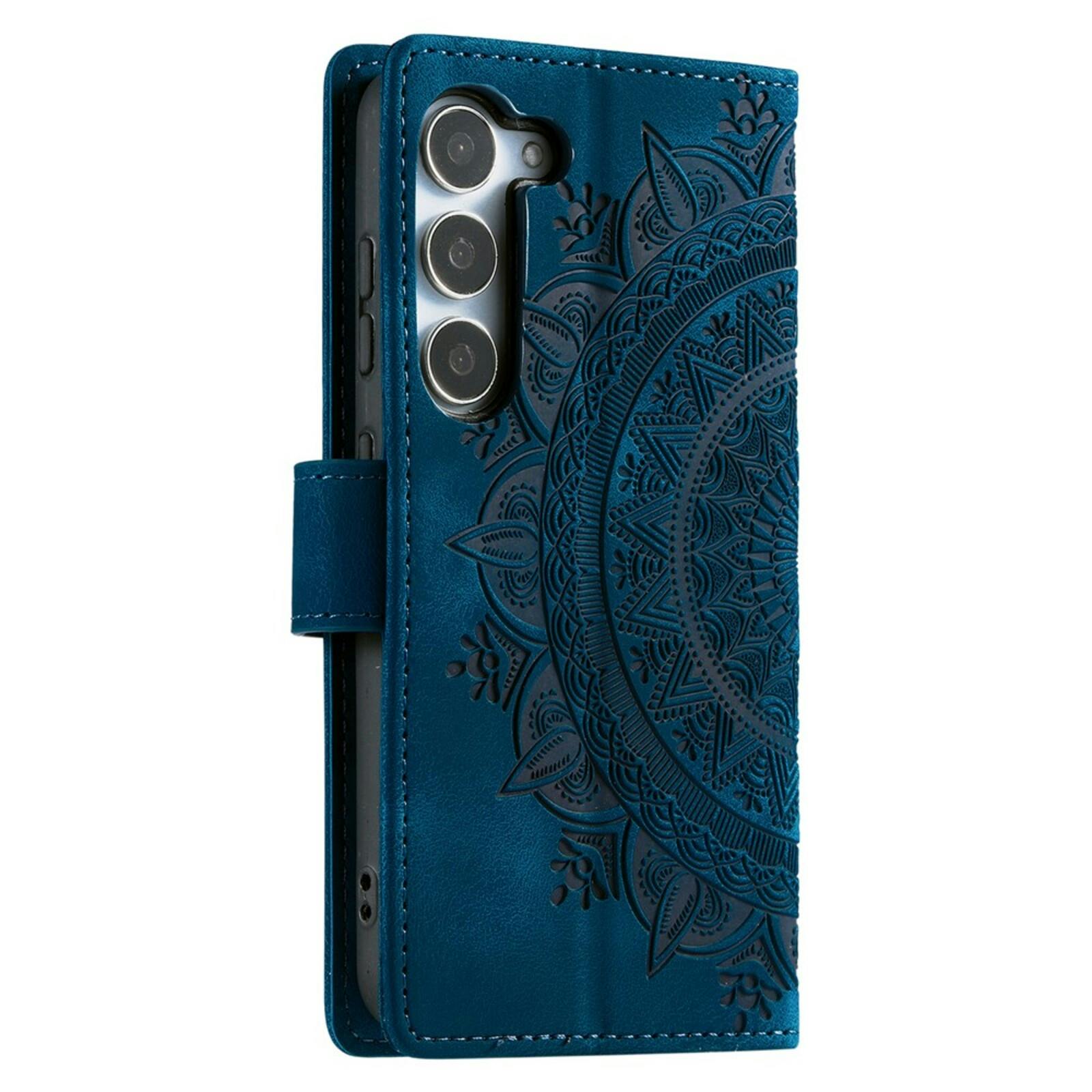 Comfycase Samsung Galaxy S26 Plus Mandala Bookcase Blauw