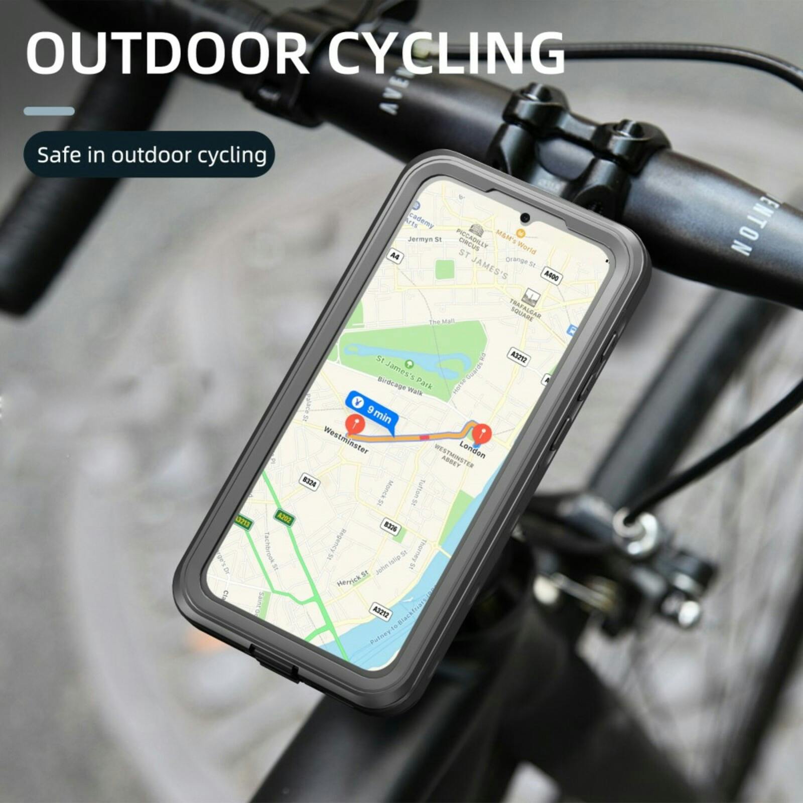 REDPEPPER Samsung Galaxy A35 Dot Pro Waterproof Hoesje Zwart