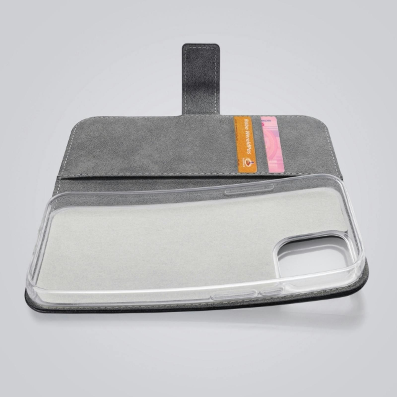 Mobilize iPhone 14 Plus Portemonnee Hoesje Zwart