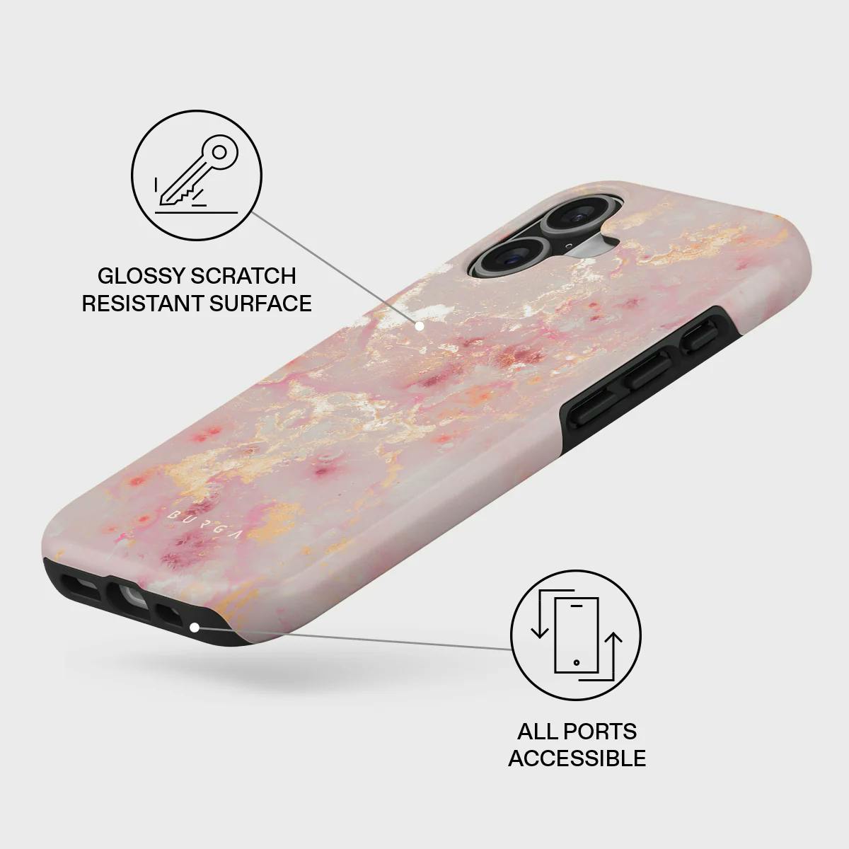 Burga iPhone 17 MagSafe Case Golden Coral