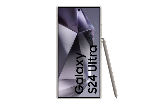 Samsung Galaxy S24 Ultra Titanium Violet - Aanzicht vanaf links