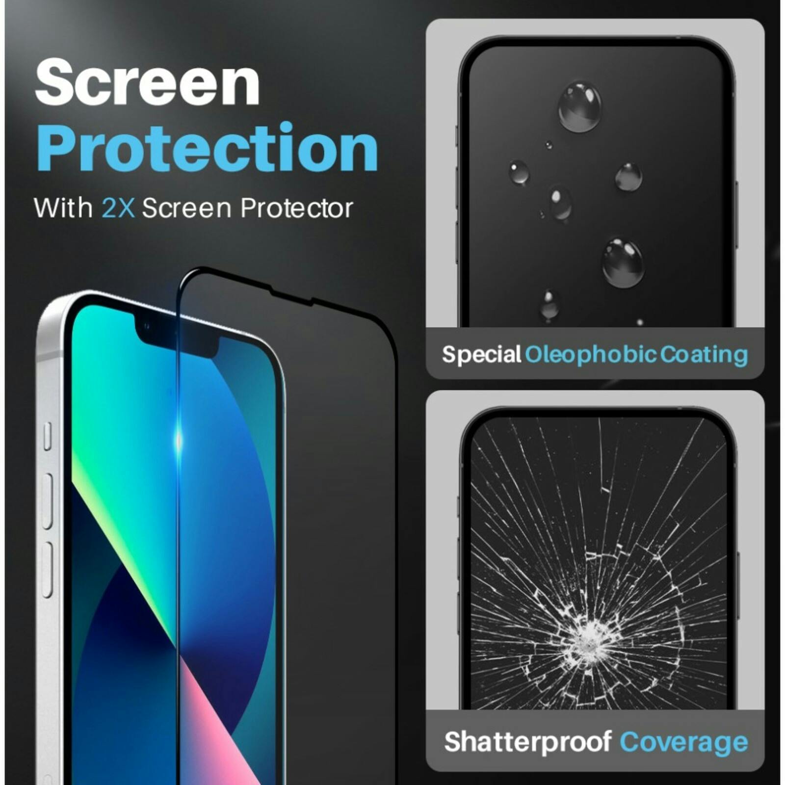 Northjo iPhone 13 5-in-1 Protection Bundel Transparant