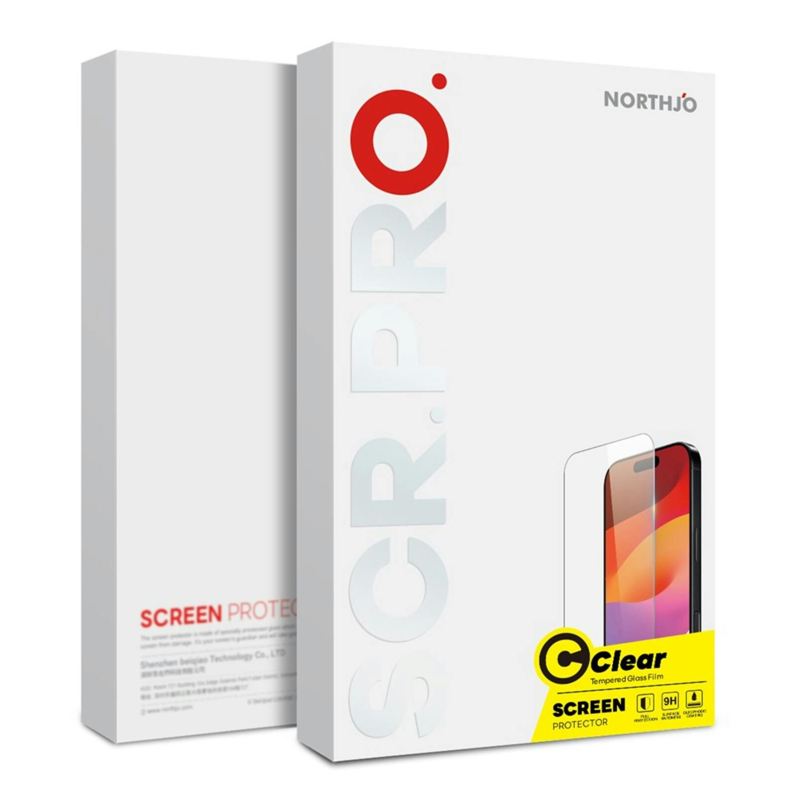 Northjo Samsung Galaxy S26 FE A+ Glazen Screenprotector Transparant
