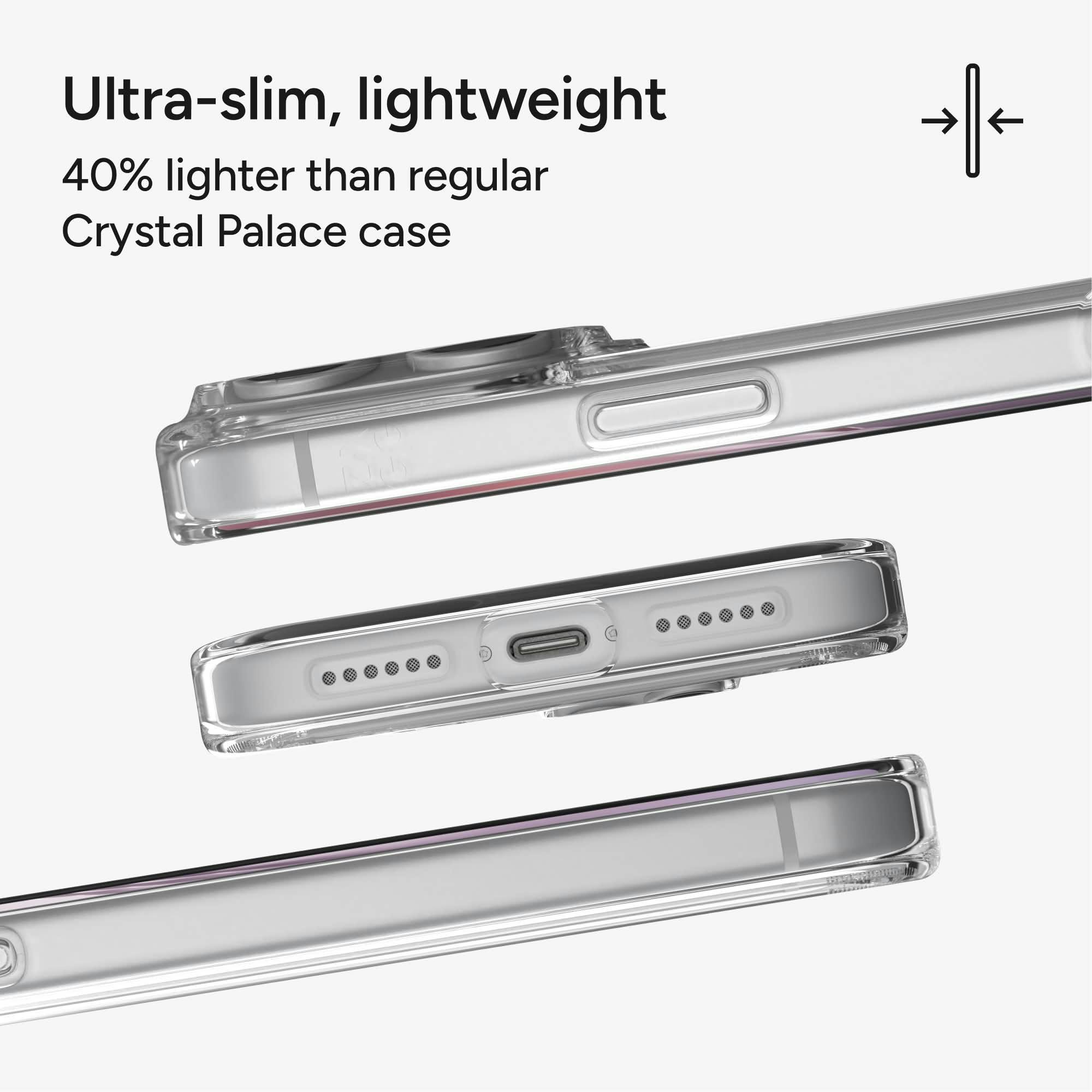 ZAGG iPhone 17 Pro / 18 Pro MagSafe Crystal Palace Lite Hoesje Transparant