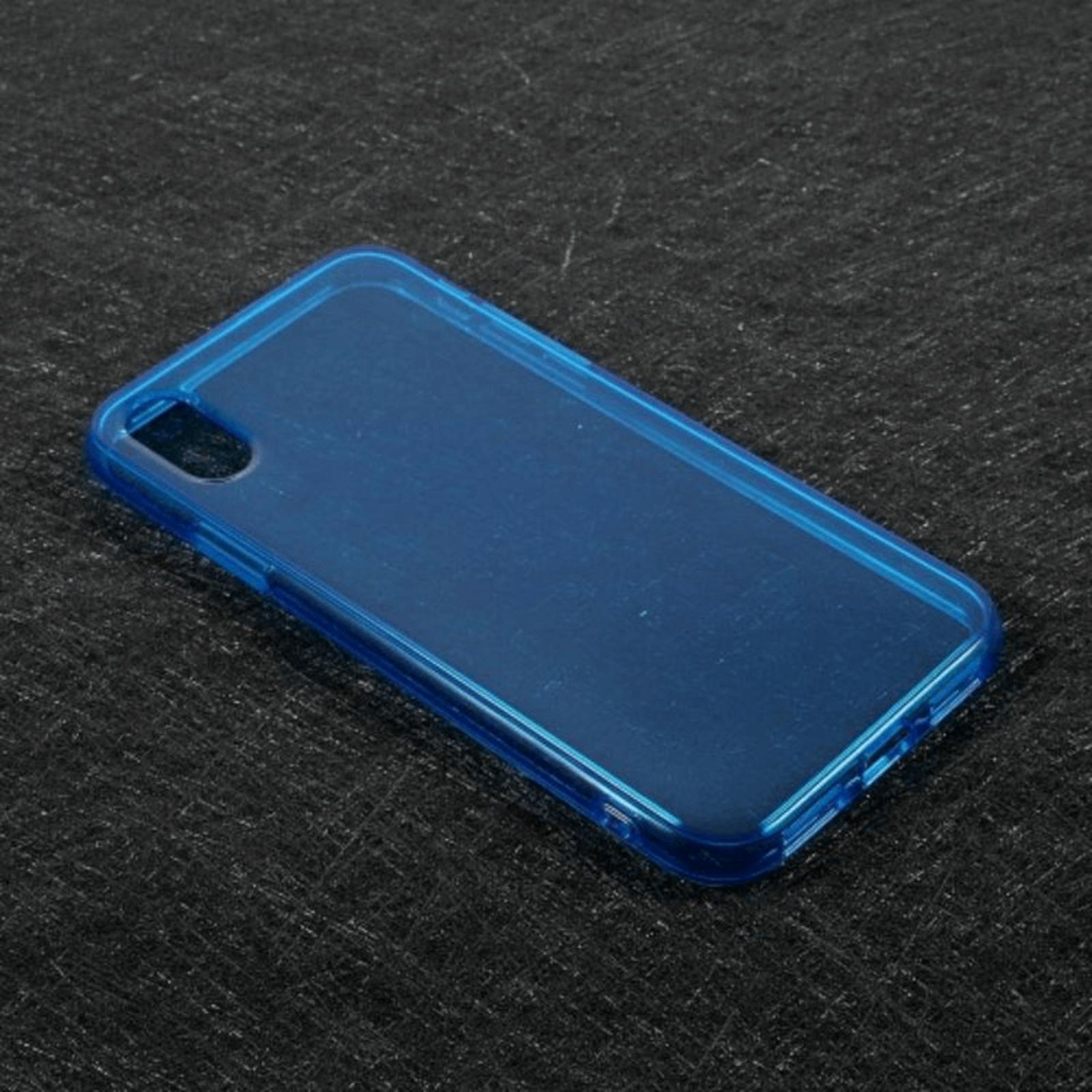 Mocaa iPhone Xs / X 0.5mm Dun Hoesje Blauw