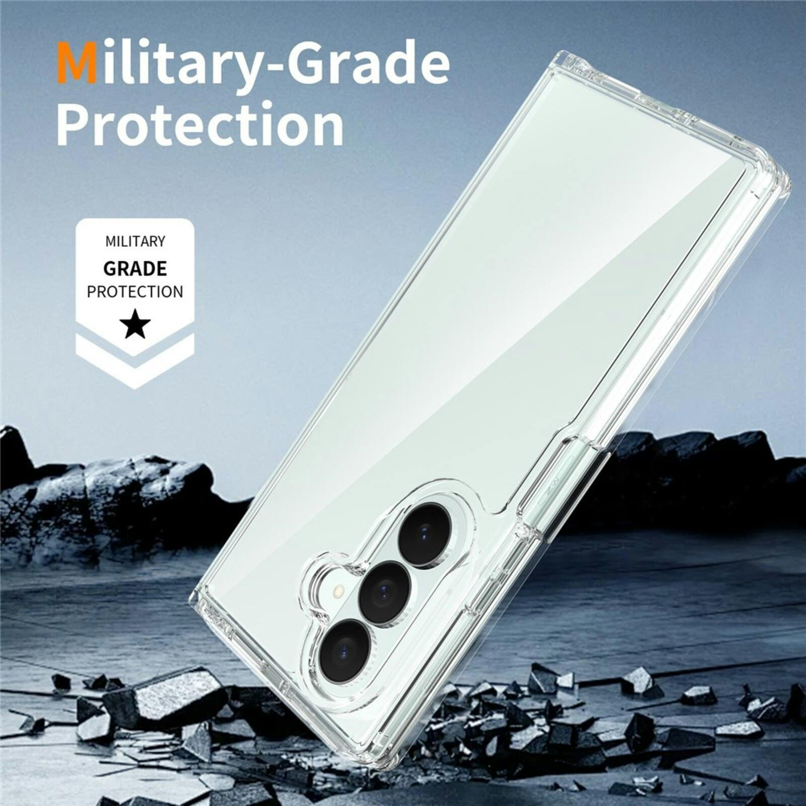 CaseBody Samsung Galaxy Z Fold8 Ultra Shockproof Hoesje Transparant