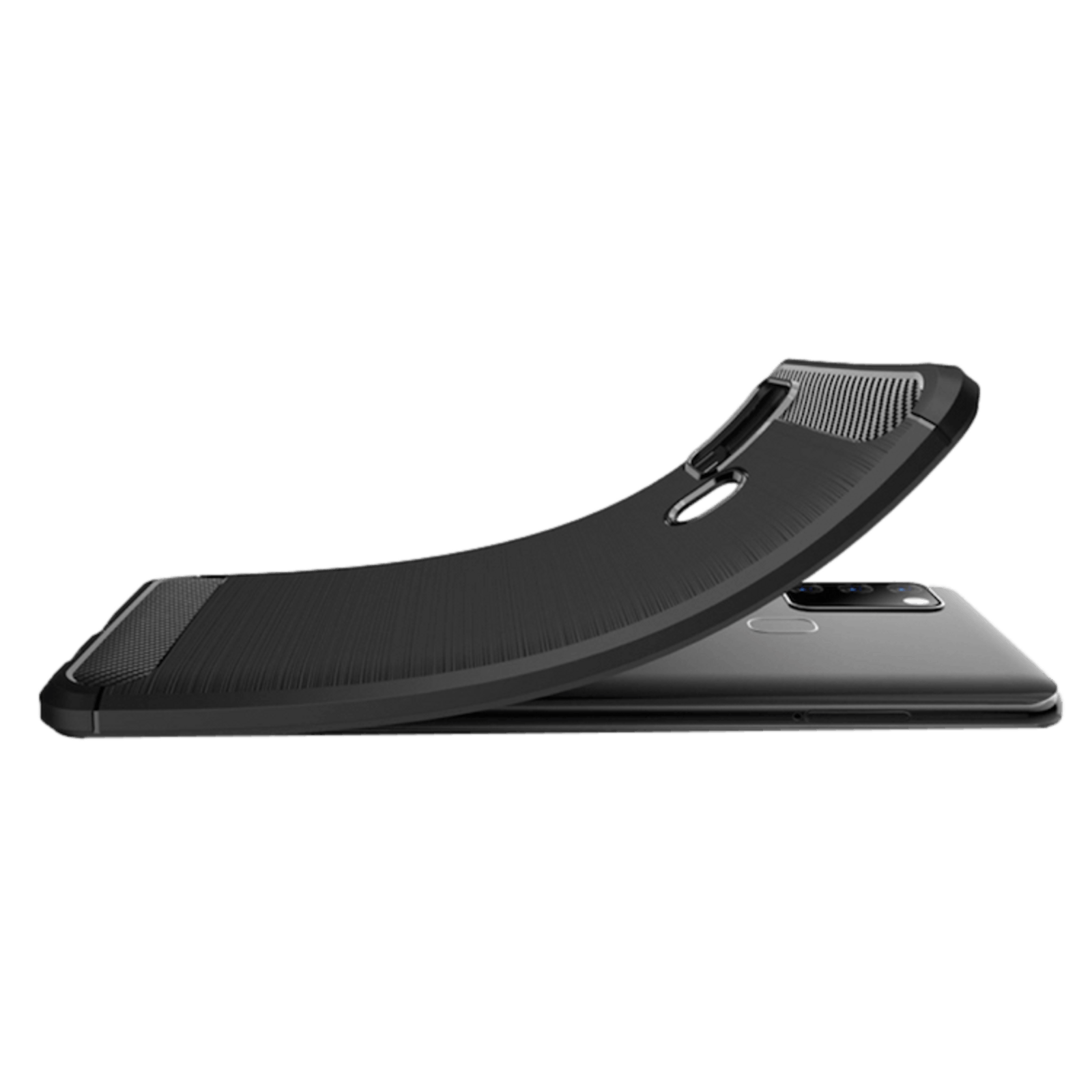 Mocaa Samsung Galaxy A21s Hoesje Schokbestendig Slank Zwart