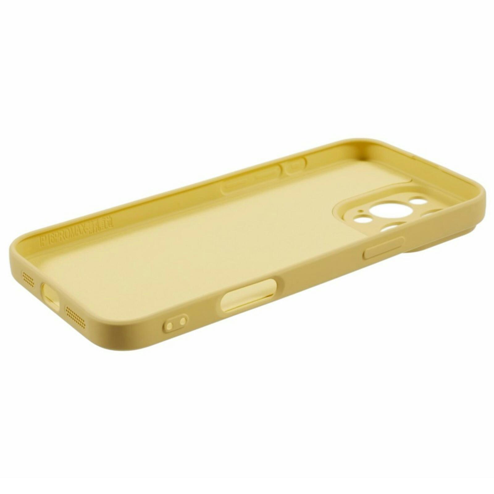 Mocaa Apple iPhone 16 Pro Lens Protection Hoesje Geel