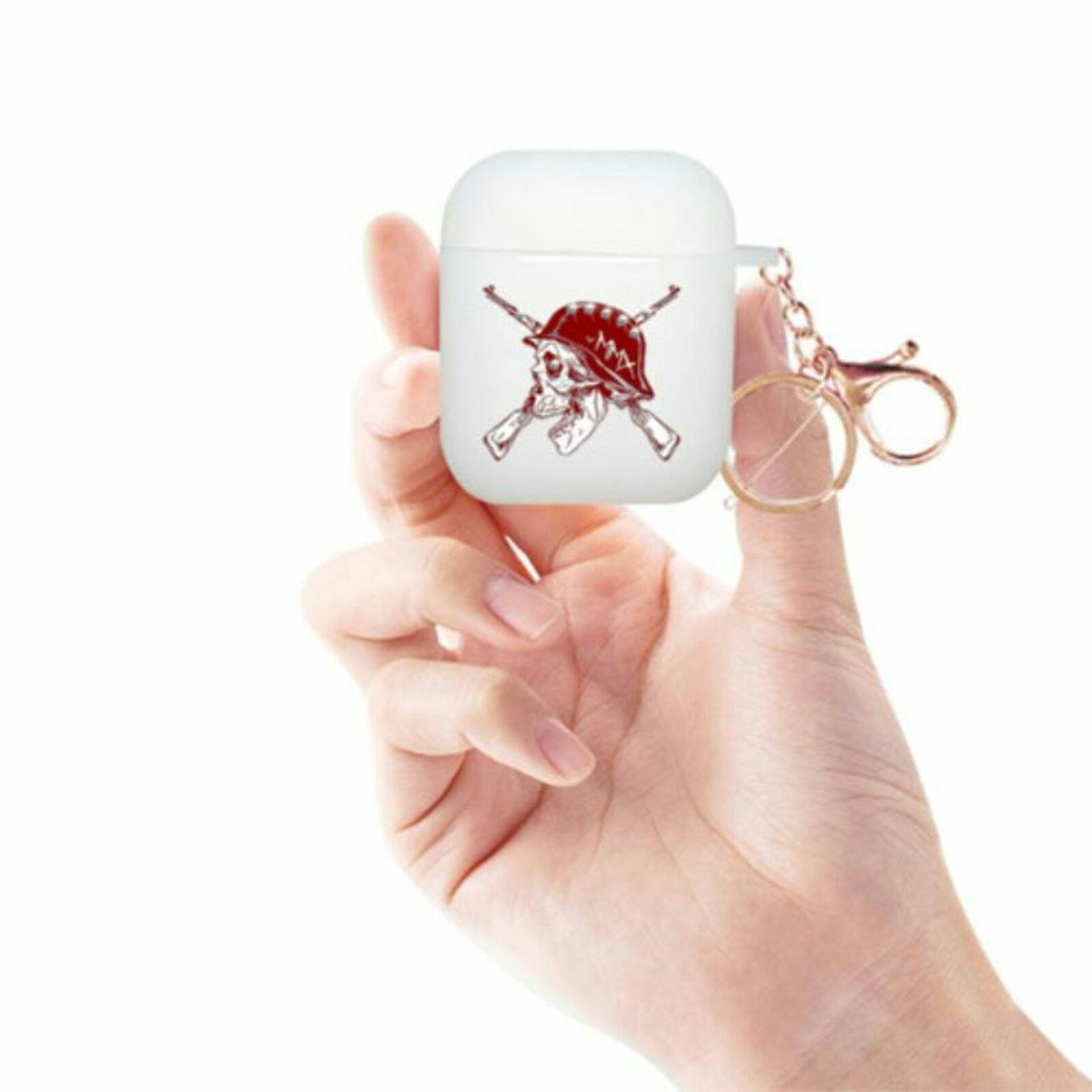 NXE Strass Series AirPods 1/2 Hoesje Skull III Transparant