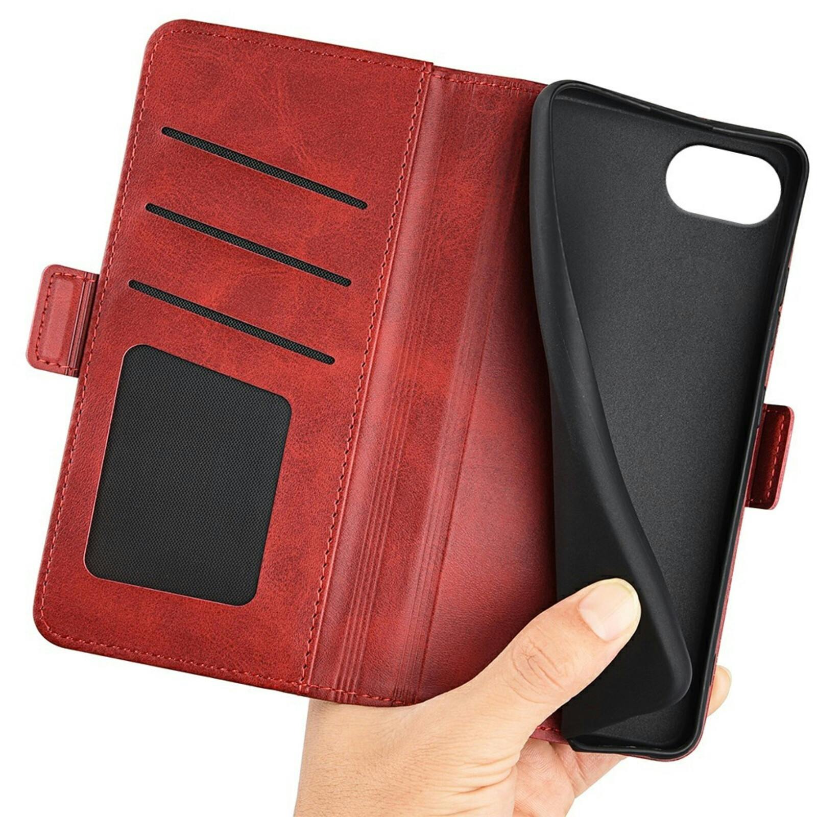 Comfycase Apple iPhone 16e Bookcase Hoesje Rood