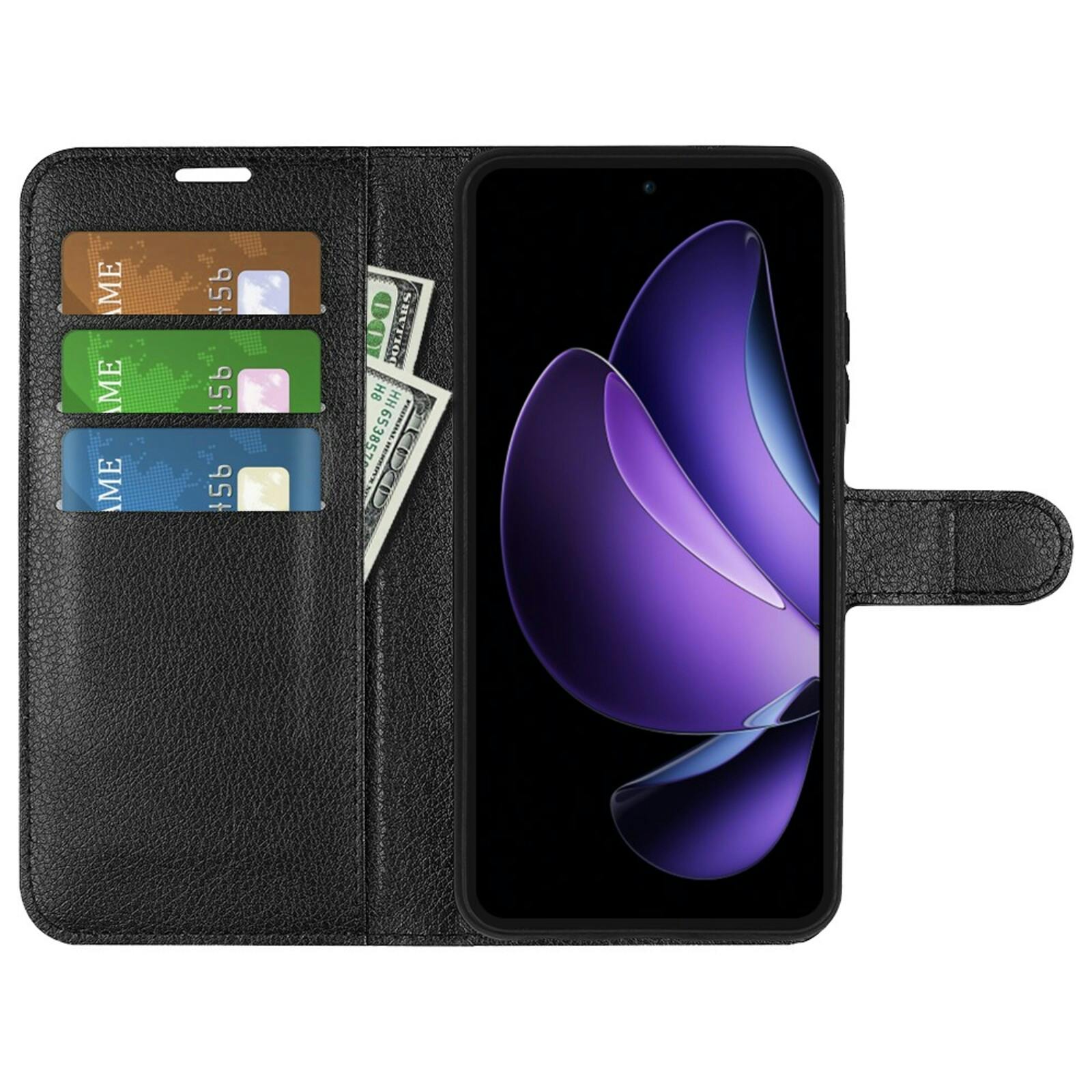 Mocaa Oppo Reno13 F 5G Slim-Fit Bookcase Zwart