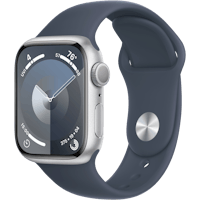Apple Watch Series 9 Zilver - Voorkant