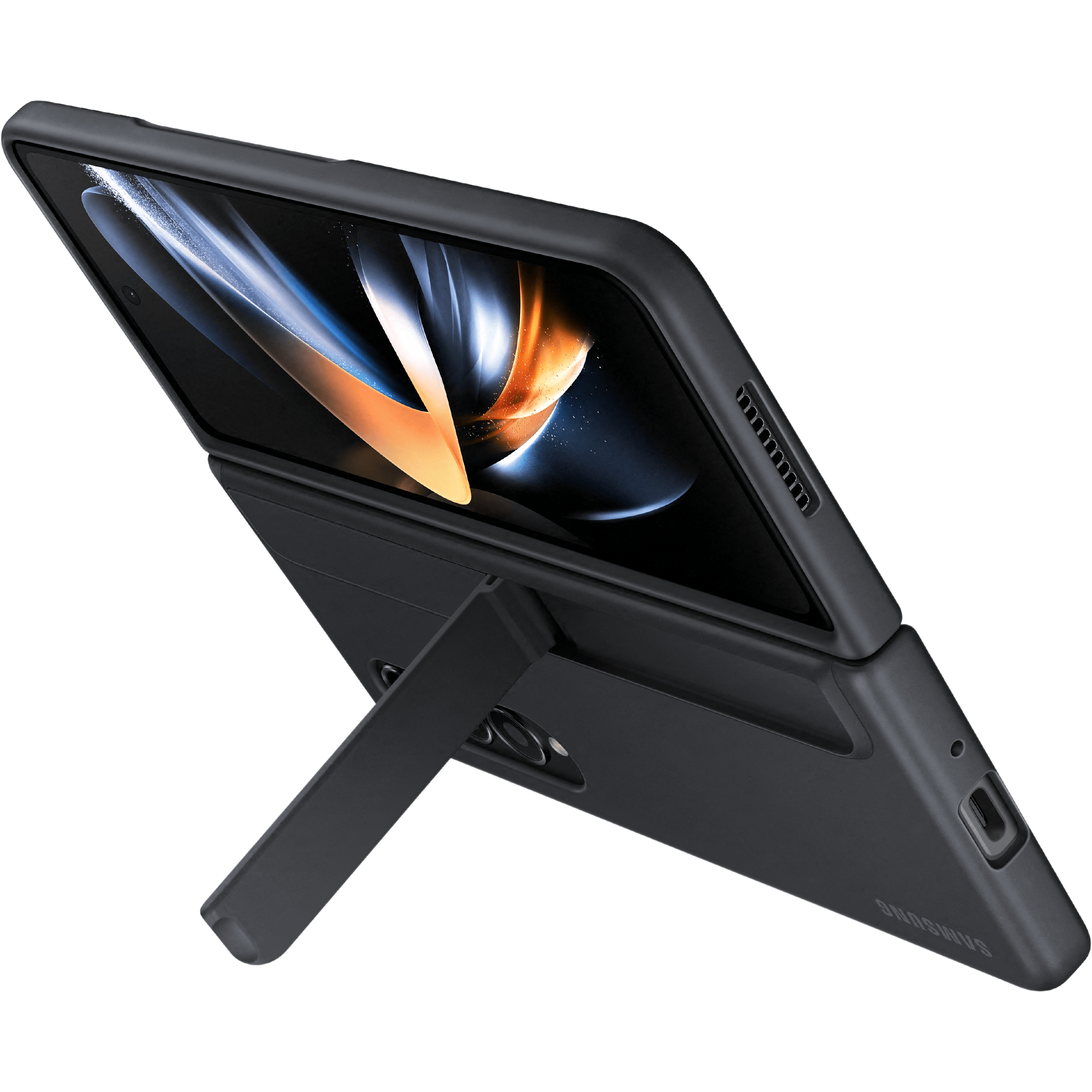 Samsung Galaxy Z Fold4 Protective Standing Hoesje Met S Pen Zwart