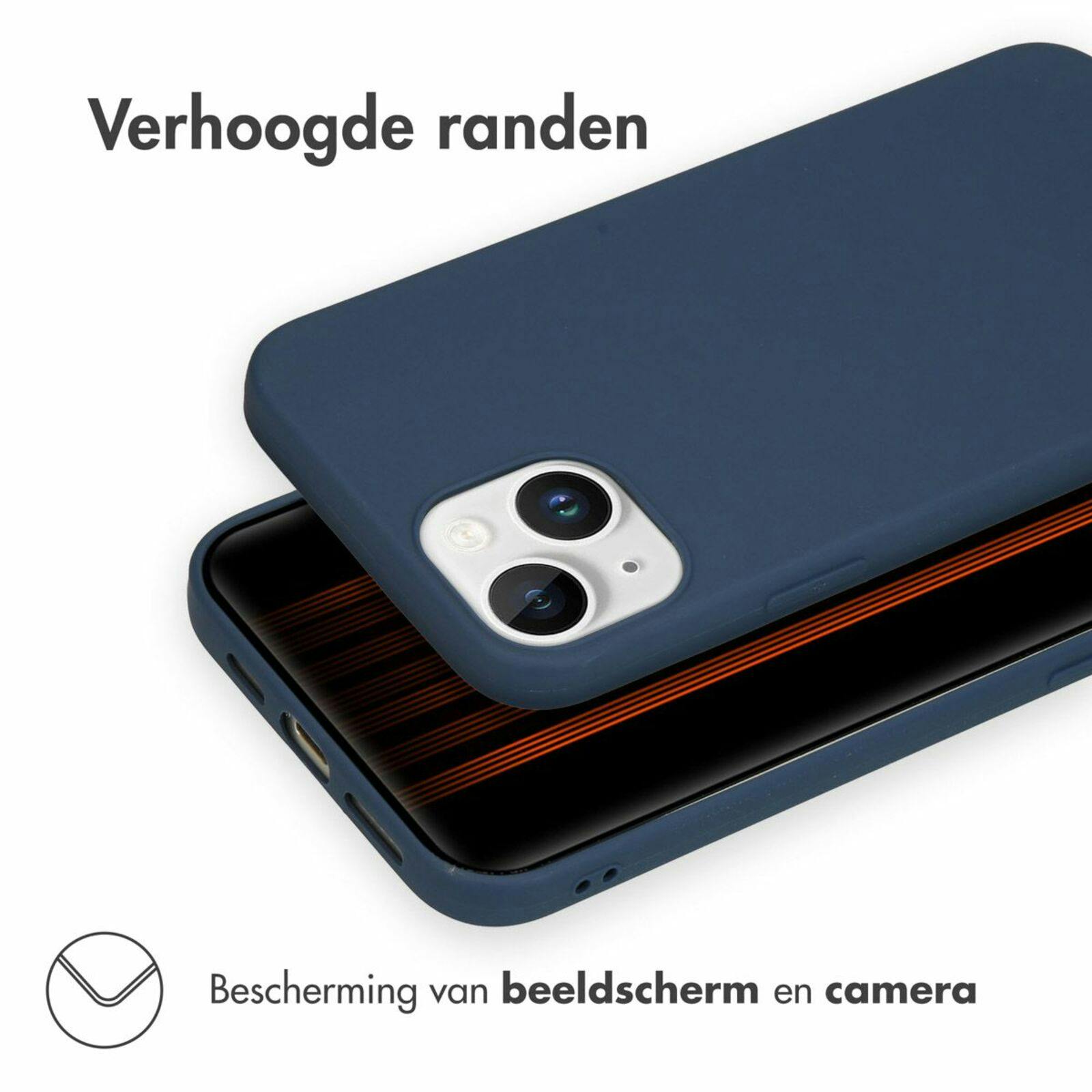 Kees iPhone 15 Plus Telefoonhoesje Blauw
