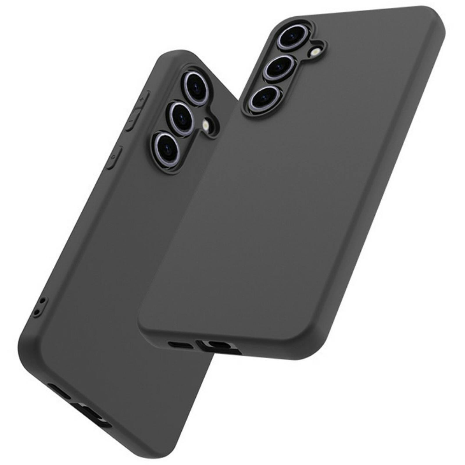 CaseBody Samsung S24 FE Slim-Fit Backcover Zwart