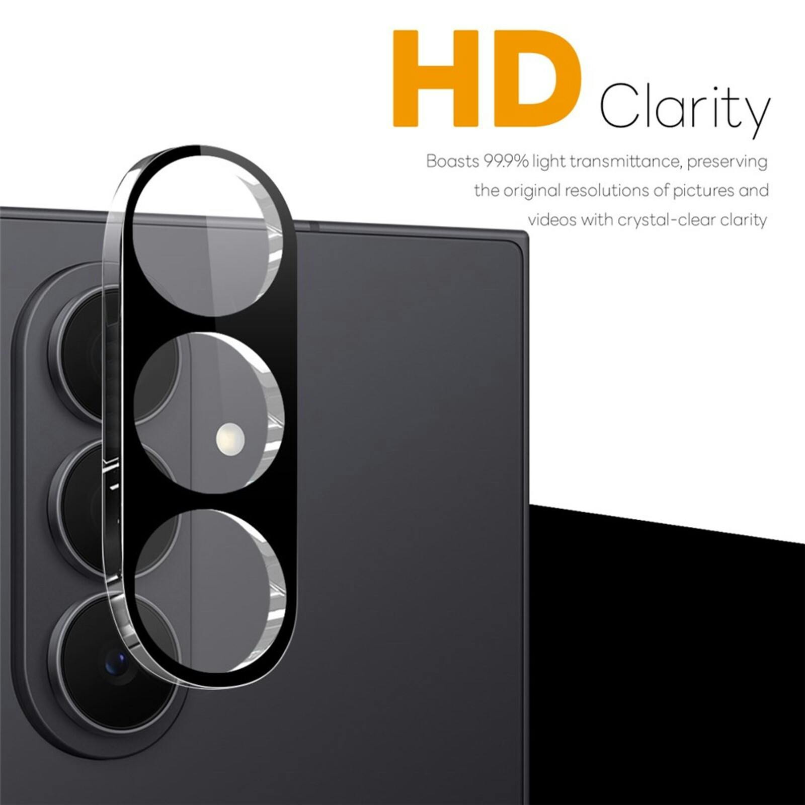 Northjo Samsung Galaxy Z Fold8 Ultra Camera Protector Zwart