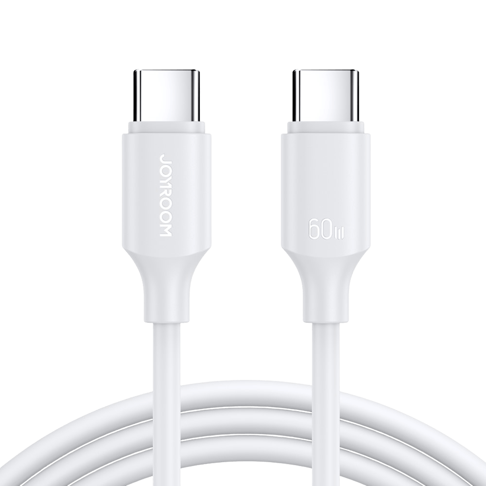 Joyroom Premium Series USB-C Oplaadkabel 60W Wit 1m