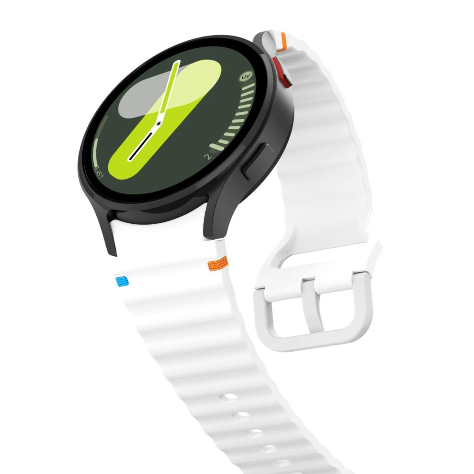 Mocaa Samsung Galaxy Watch Wave Bandje Wit