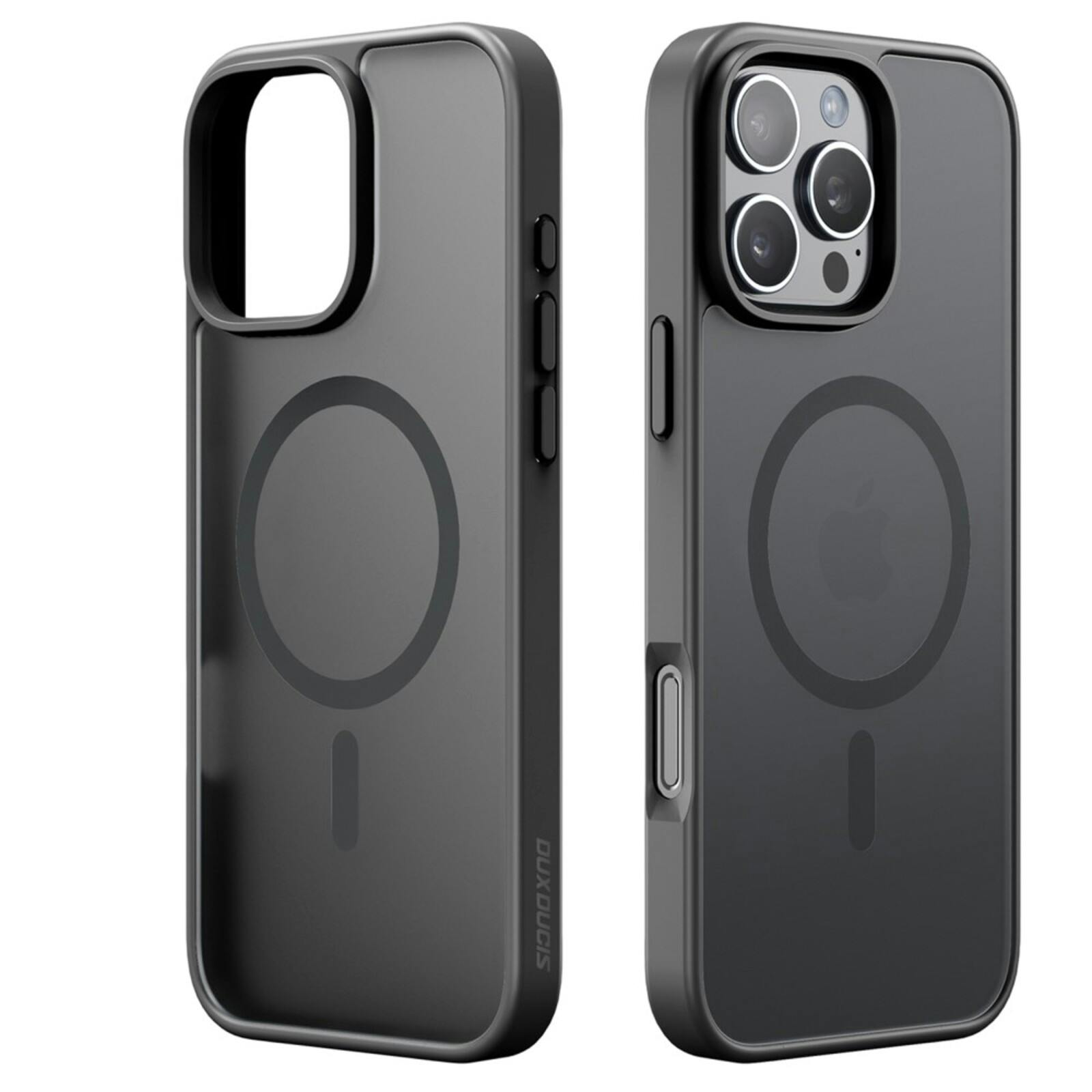 DUX DUCIS iPhone 16 Pro Mat MagSafe Hoesje Zwart