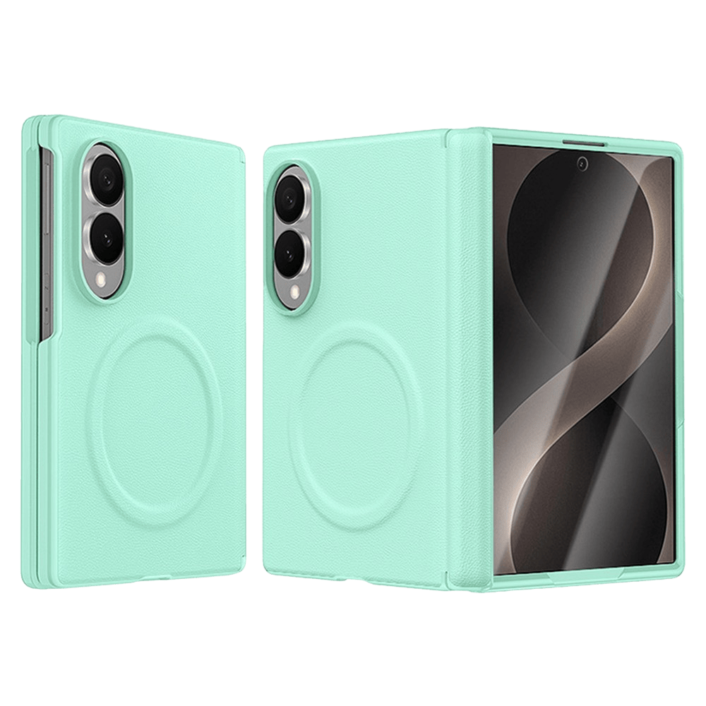 CaseBody Samsung Galaxy Z Fold8 Magnetisch Hoesje met Scharnier- en Schermbescherming Groen