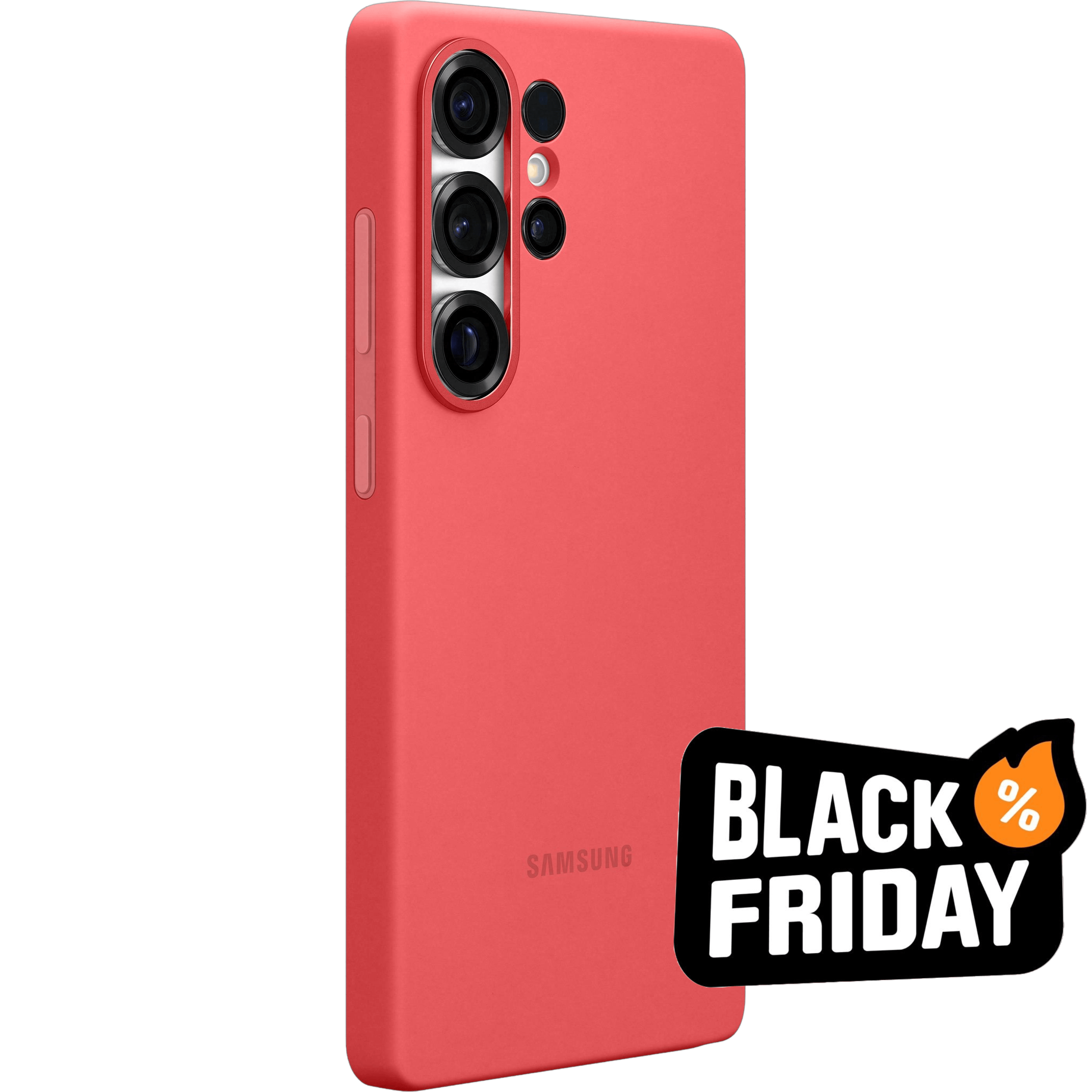 Samsung Galaxy S25 Ultra Siliconen Hoesje Rood