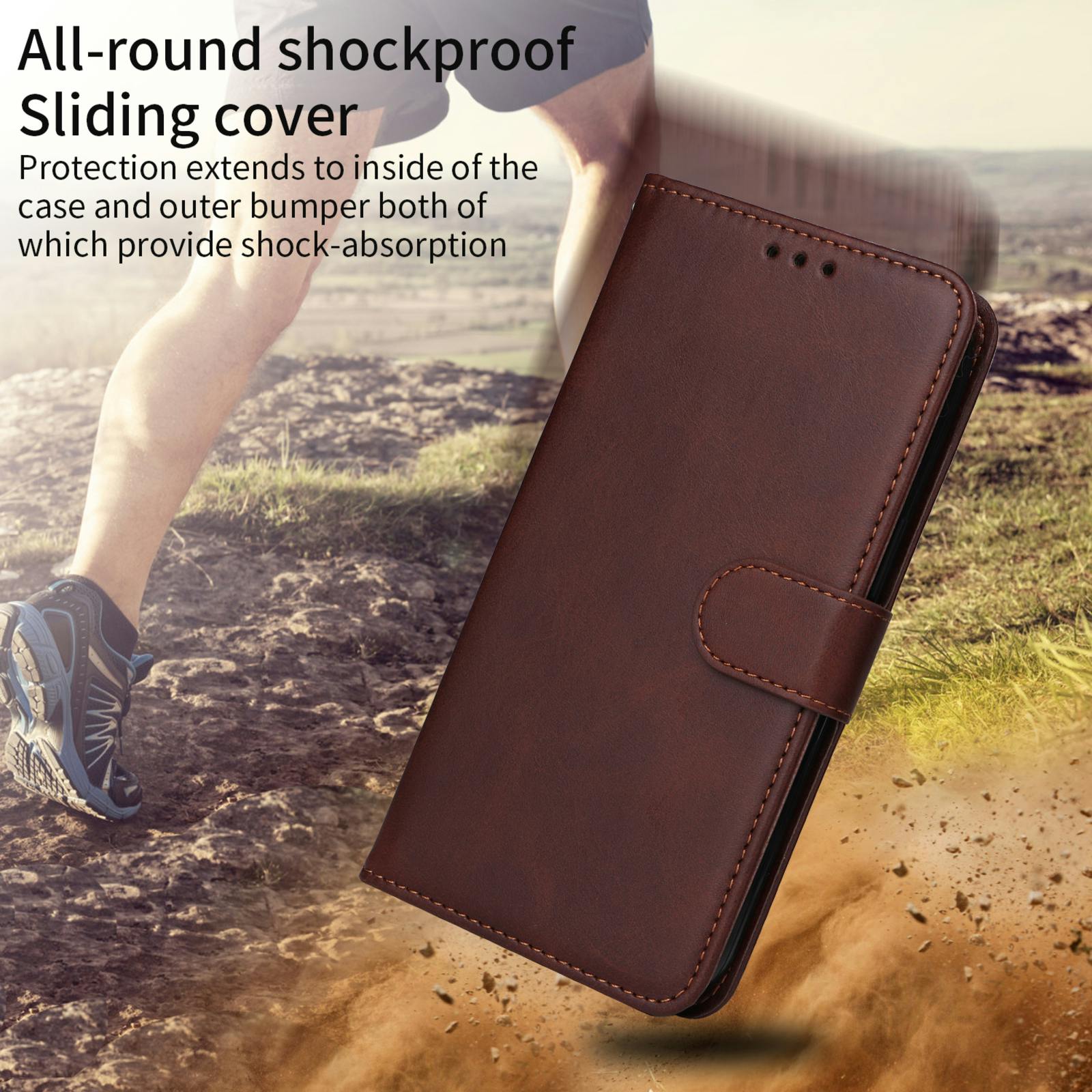 Comfycase OPPO Reno16 (Pro) 5G Bookcase Bruin