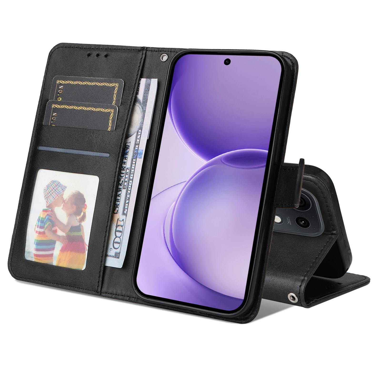 Comfycase OPPO Reno16 Pro 5G Bookcase Hoesje Zwart