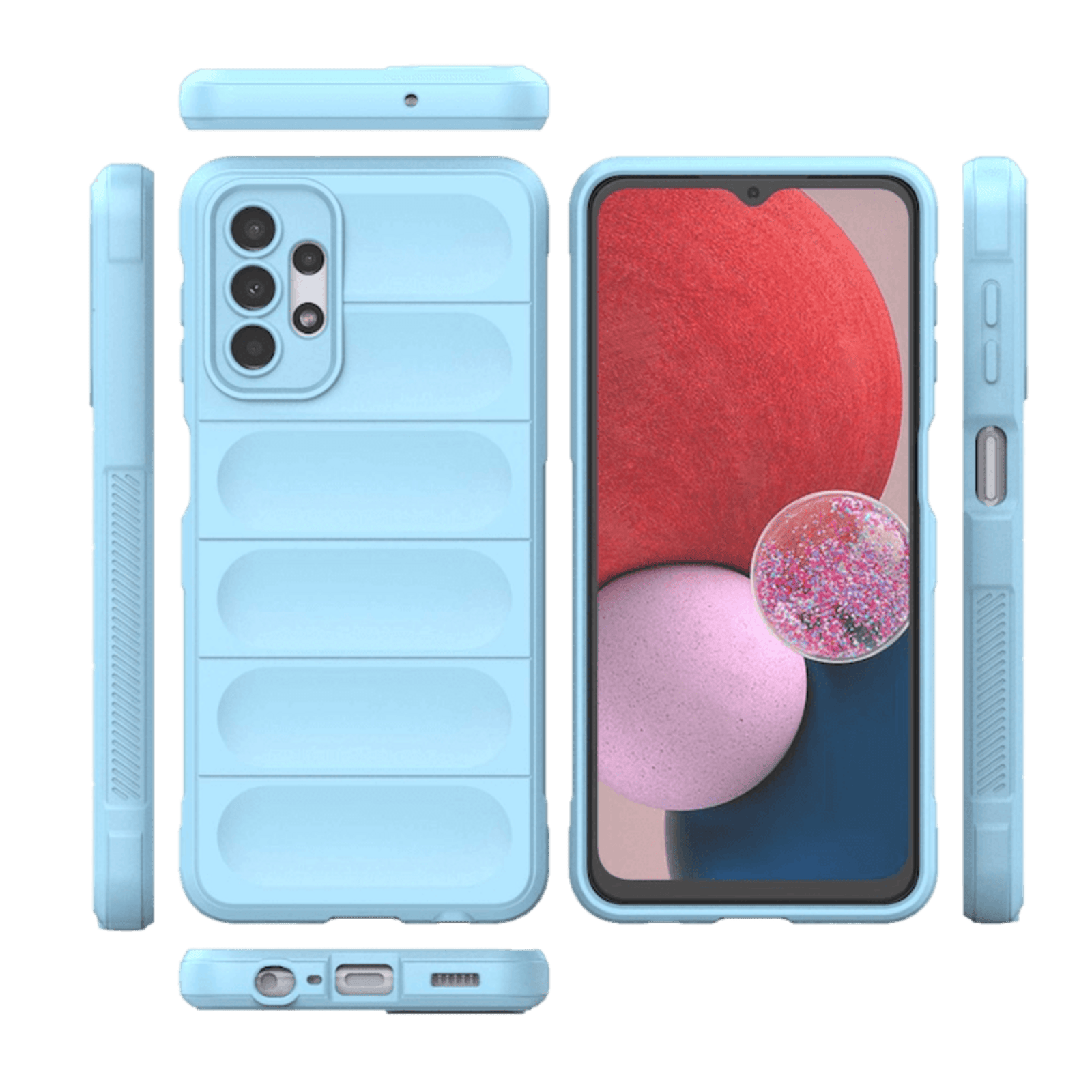 Comfycase Samsung Galaxy A13 Cushion Case Blauw