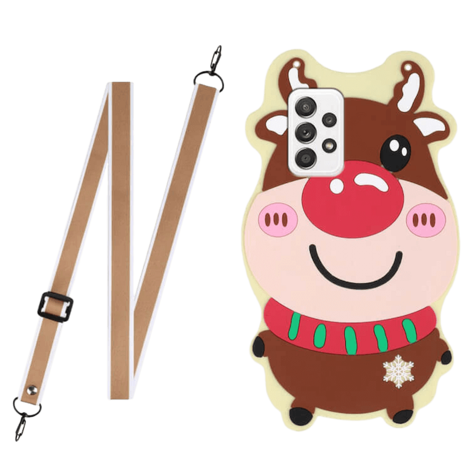 Mocaa Samsung Galaxy A52(s) 3D Rendier Hoesje Meerkleurig