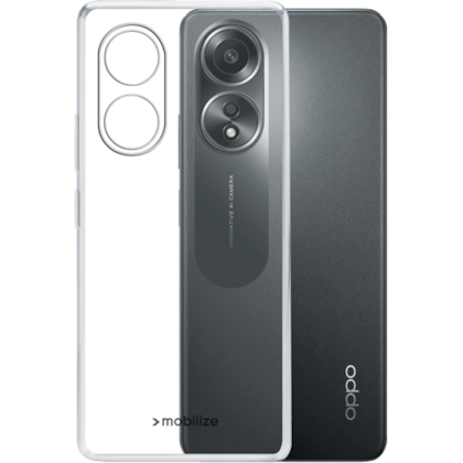 Mobilize OPPO A58 Siliconen (TPU) Hoesje - Voorkant