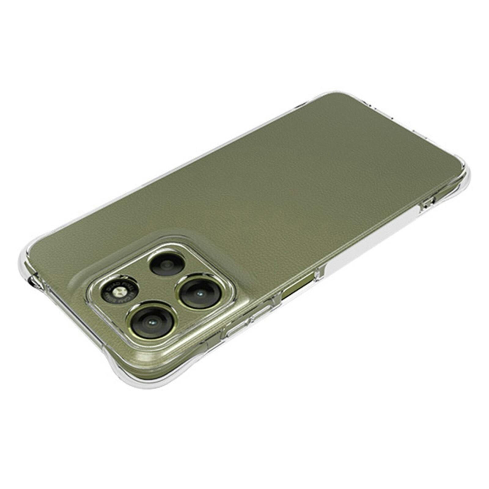 CaseBody Motorola Moto G17 (Power) Shockproof Hoesje Transparant