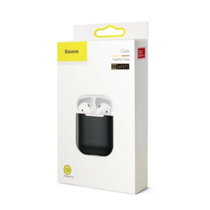Baseus HiSafety 0.8mm AirPods 1/2 Hoesje Zwart