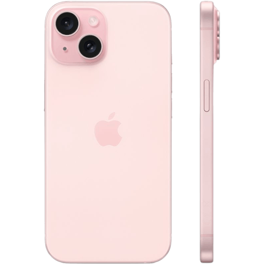 Apple iPhone 15 Pink - Zijkant
